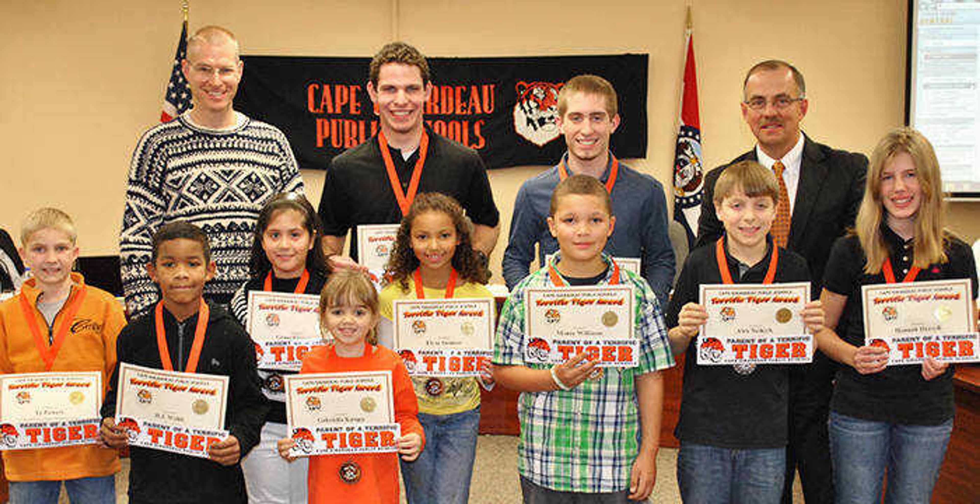 Terrific Tigers recognized at November board meet