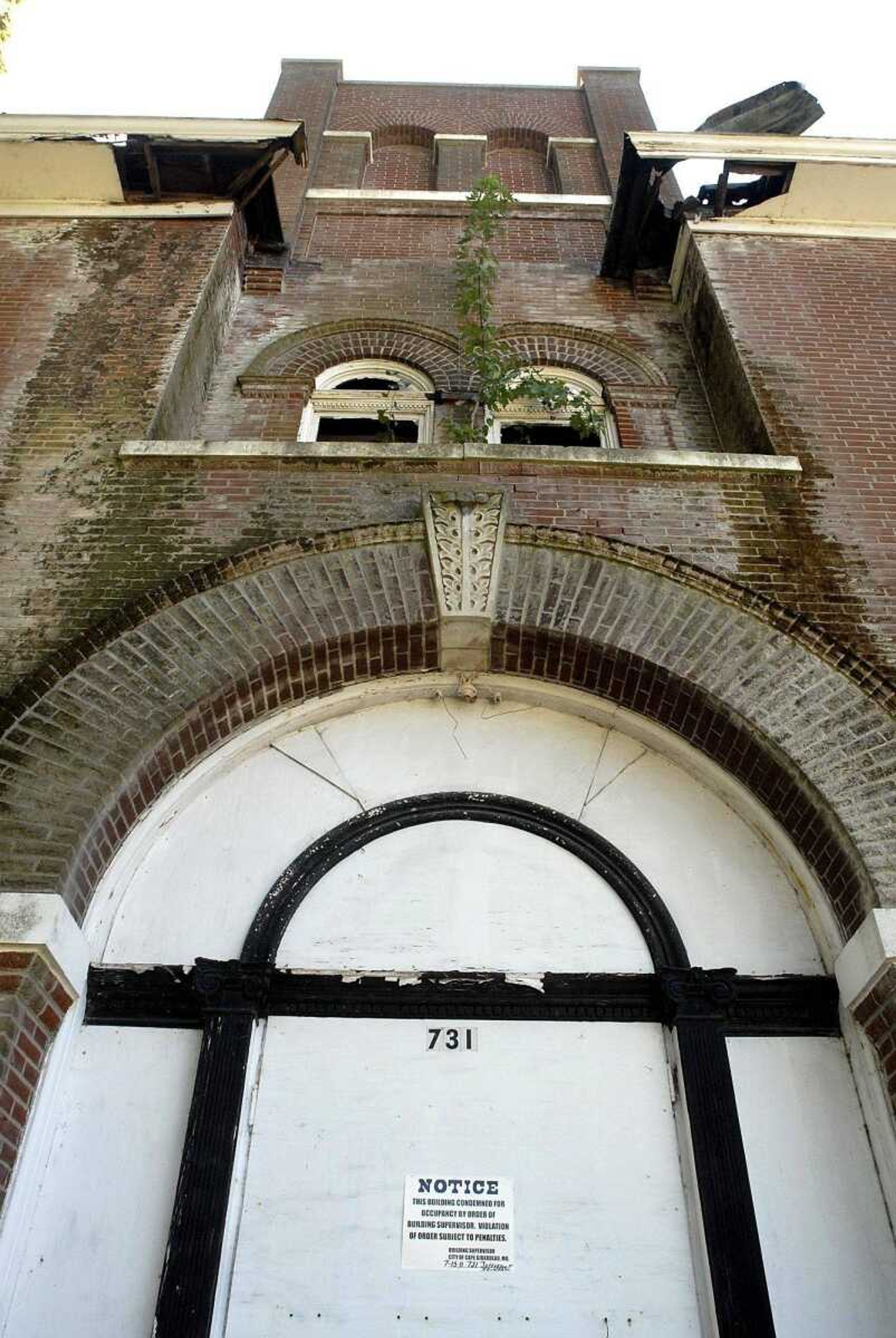 The old Jefferson School building in Cape Girardeau, Mo. as seen on September 7, 2011. (Laura Simon)