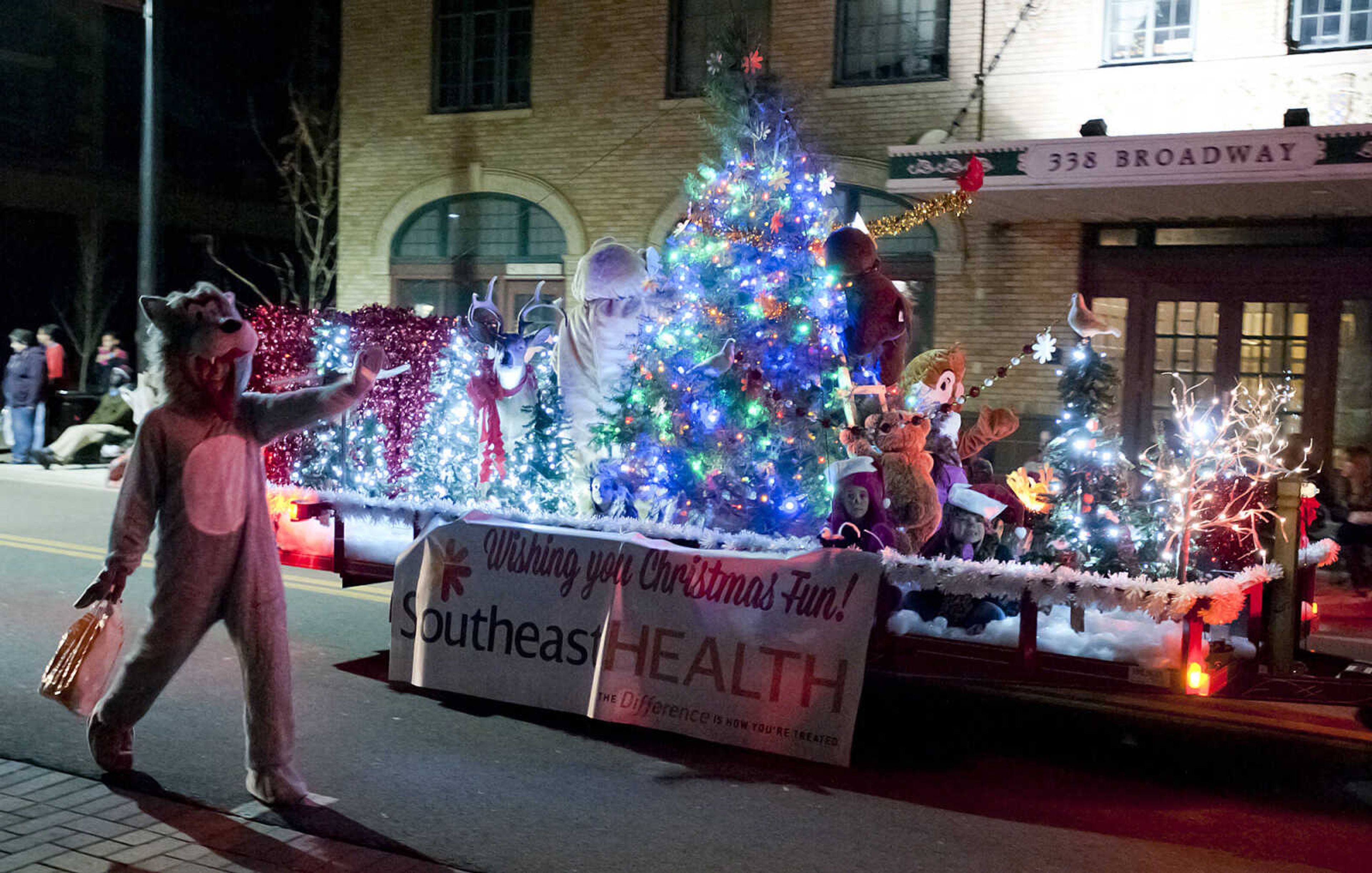 The 22nd Annual Parade of Lights Sunday, Dec. 1, in Cape Girardeau. The parade started at Capaha Park making its way down Broadway and Main Street. The theme for this year's parade was ŇChristmas Fun for Everyone.Ó