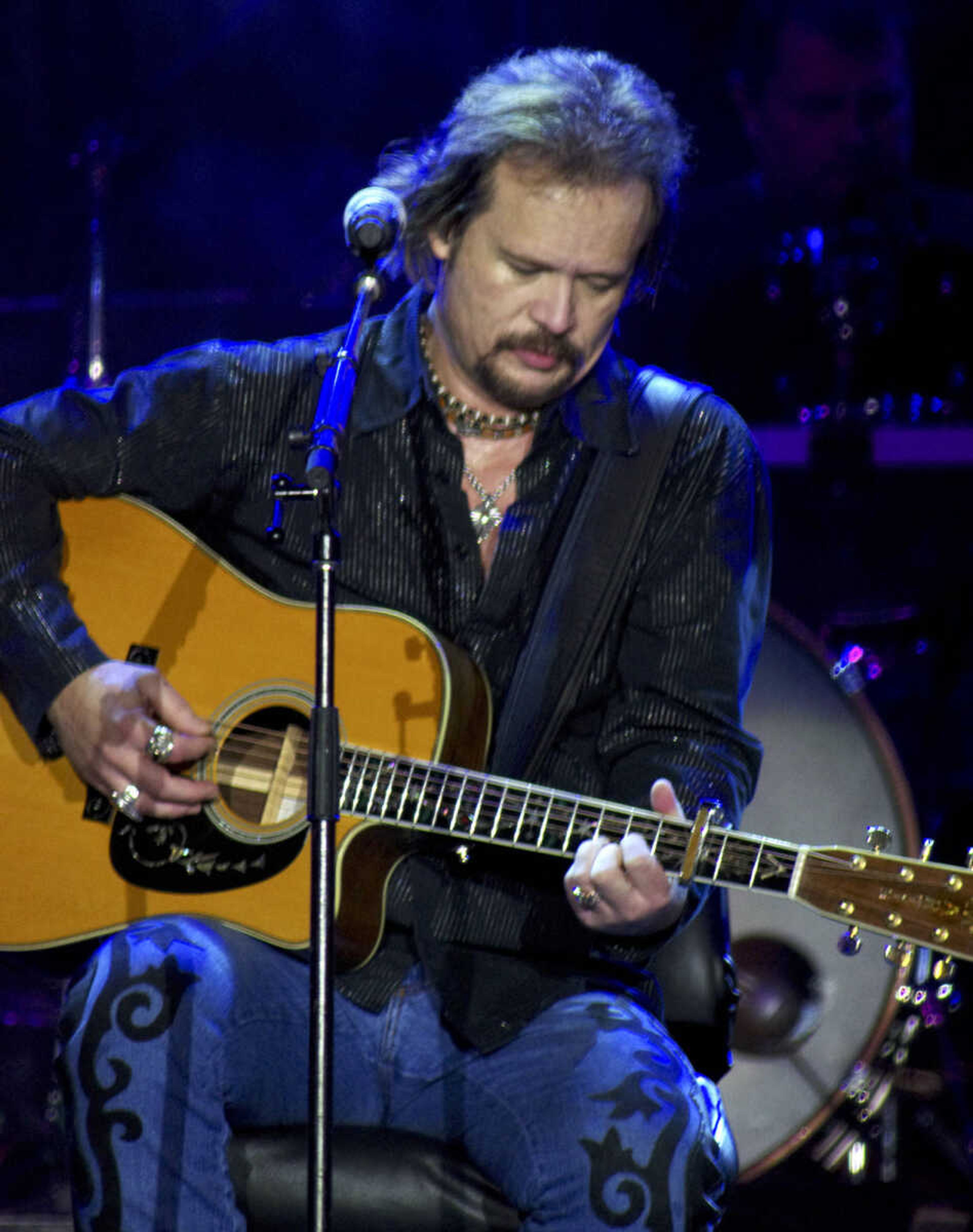 Country singer Travis Tritt  performs at the 155th annual SEMO District Fair Friday, September 14, at Arena Park in Cape Girardeau.