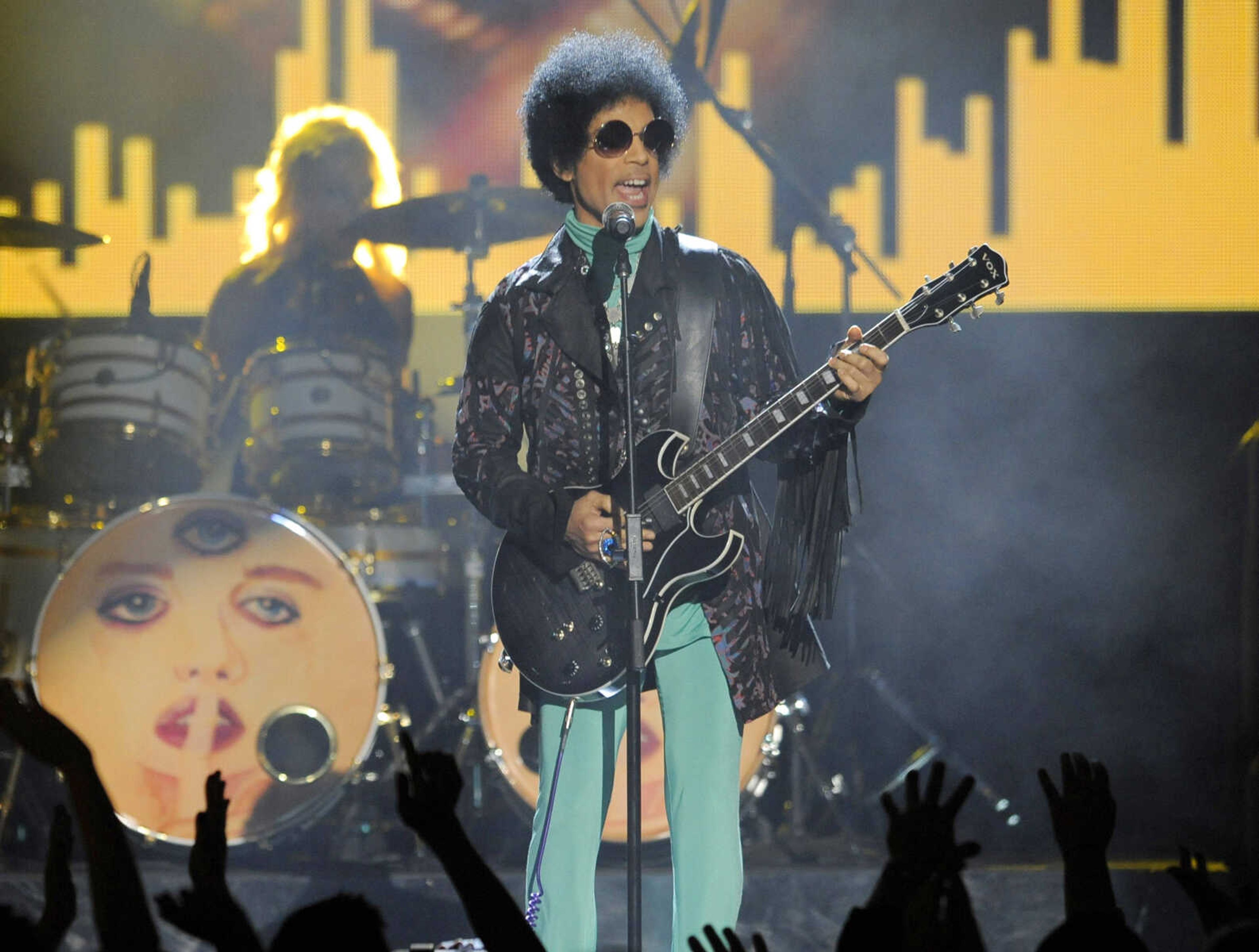 Prince performs during the Billboard Music Awards on May 19, 2013, at the MGM Grand Garden Arena in Las Vegas.