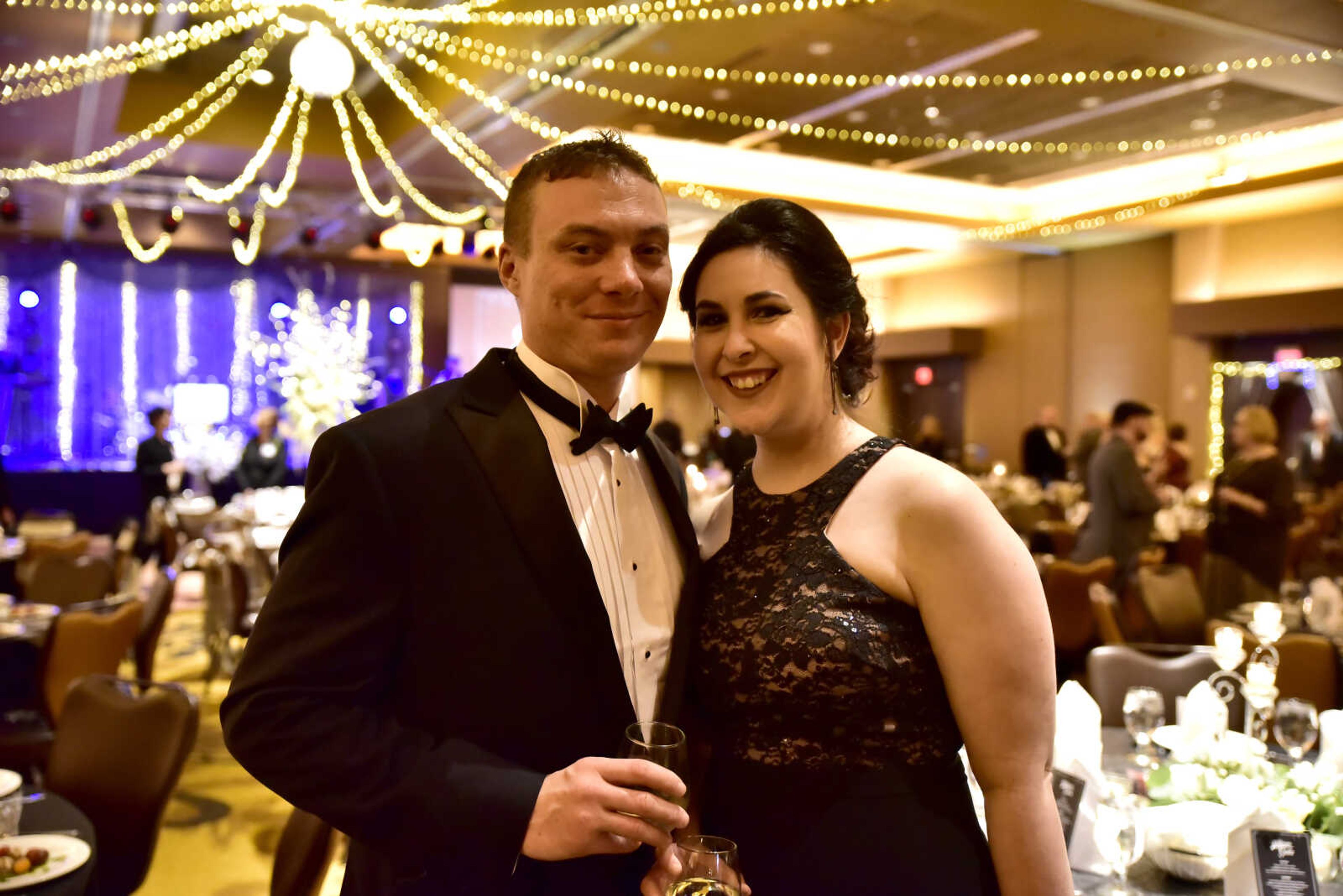 Scott and Jenni Myracle pose for a photo at the third annual Friends of Saint Francis Gala held at the Isle Casino on March 3, 2018, in Cape Girardeau.