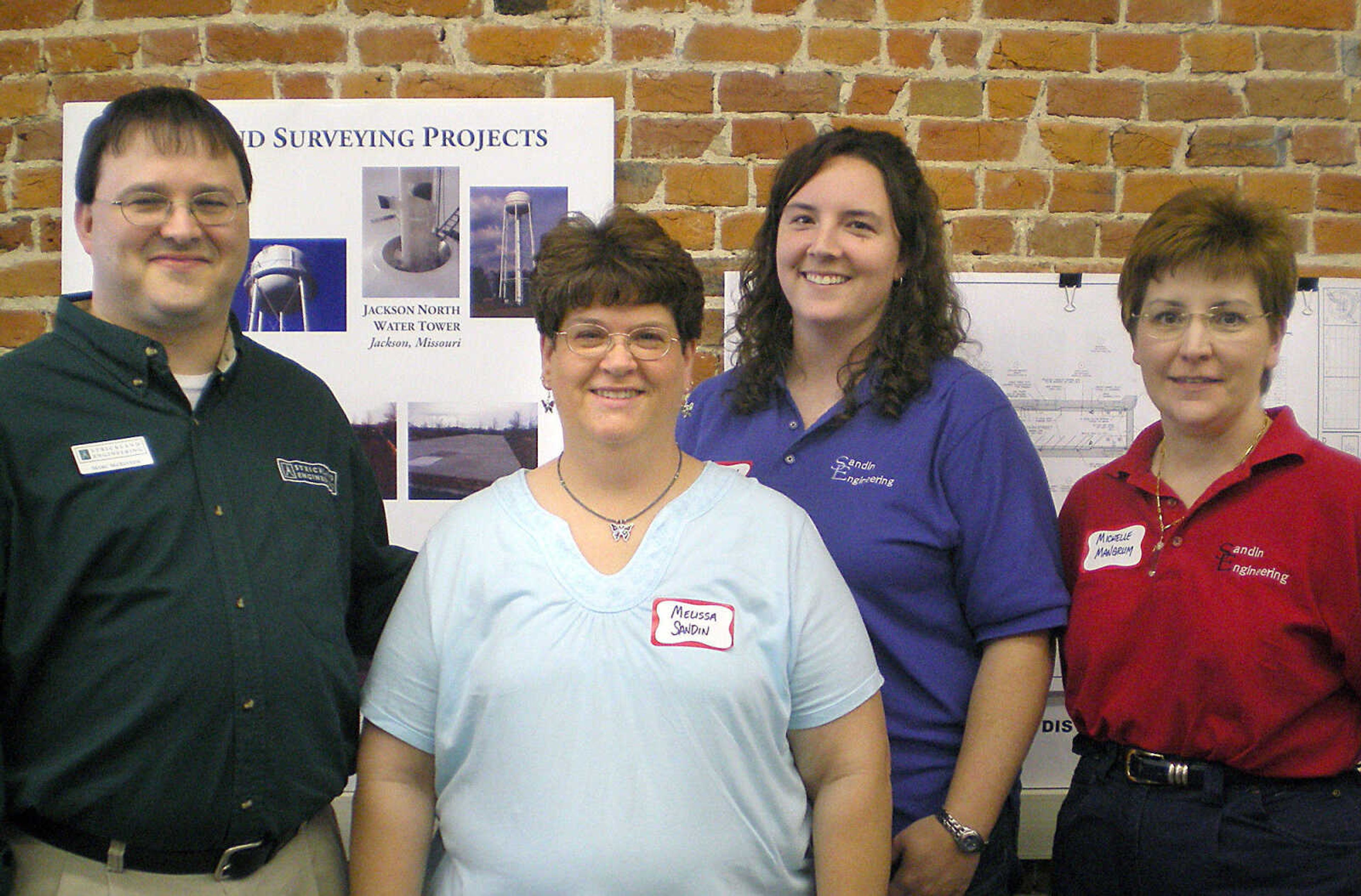 Marc McElveen, Melissa Sandin, Jessica Urhan and Michelle Mangrum at Jackson Chamber After Hours.