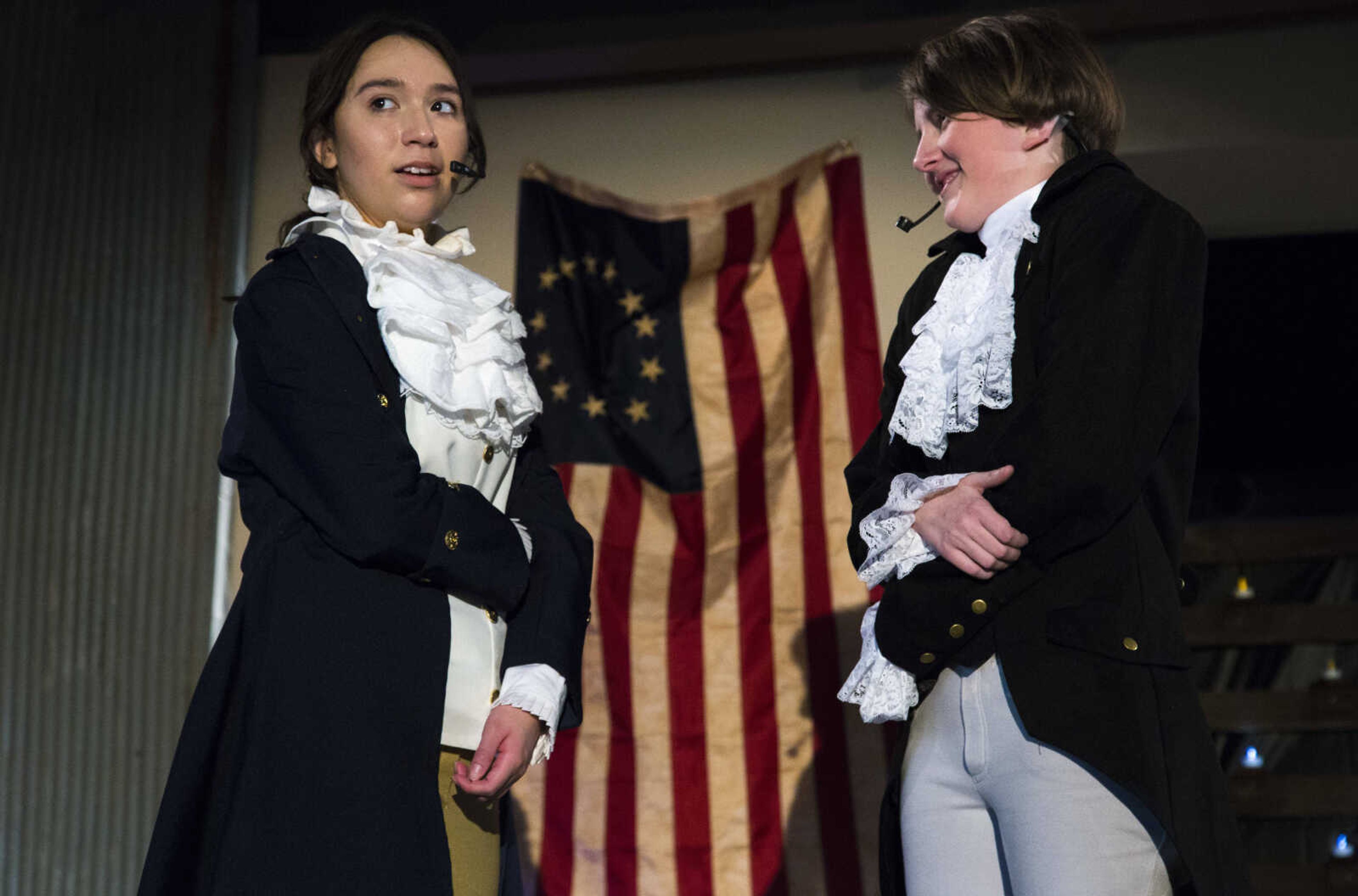 The cast of "The Hamilton Project" performs on April 8, 2017 at Franklin Elementary in Cape Girardeau.