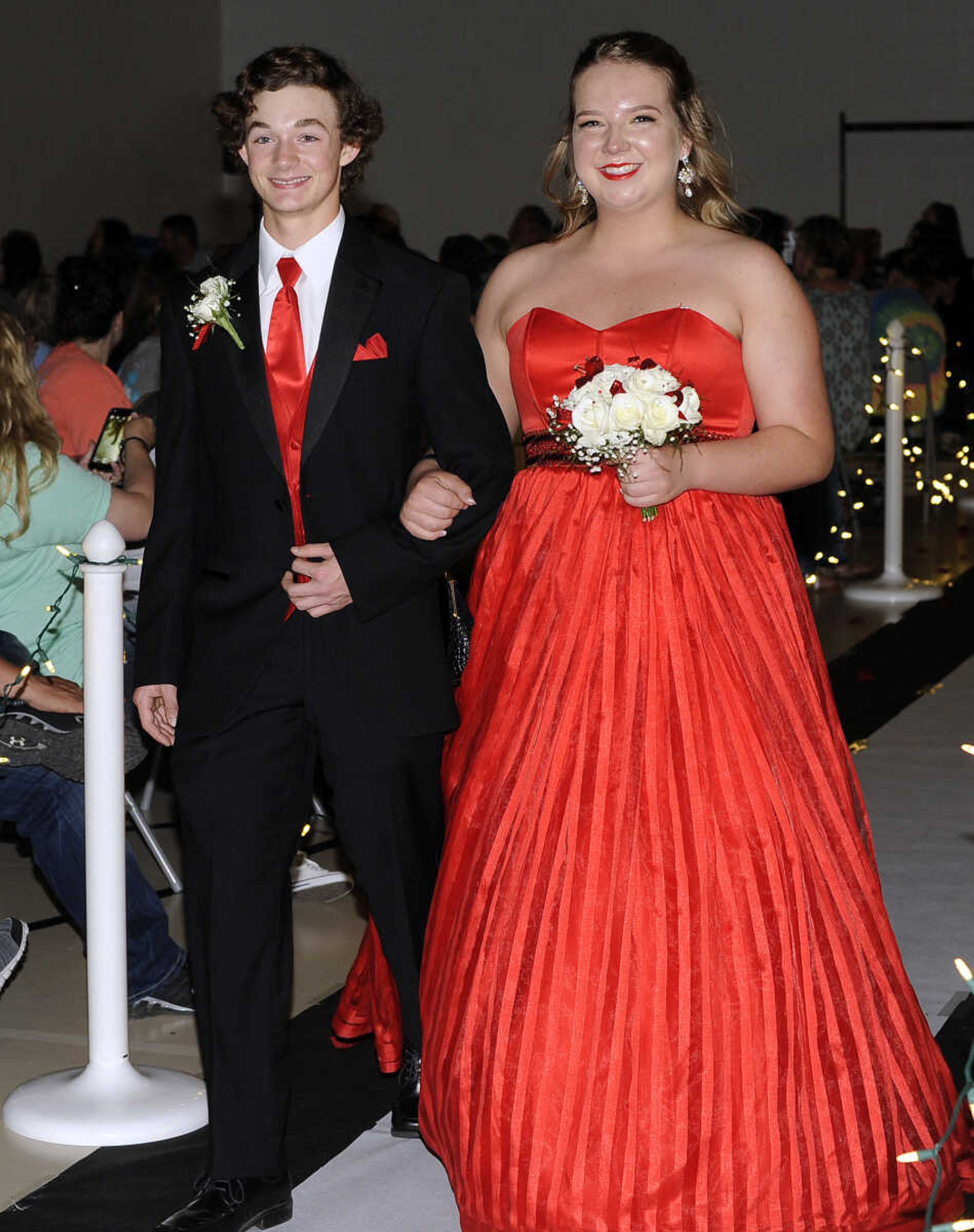 FRED LYNCH ~ flynch@semissourian.com
Kelly High School students enter for their prom, "An Evening Around the World," on Saturday, April 29, 2017 at Kelly High School.