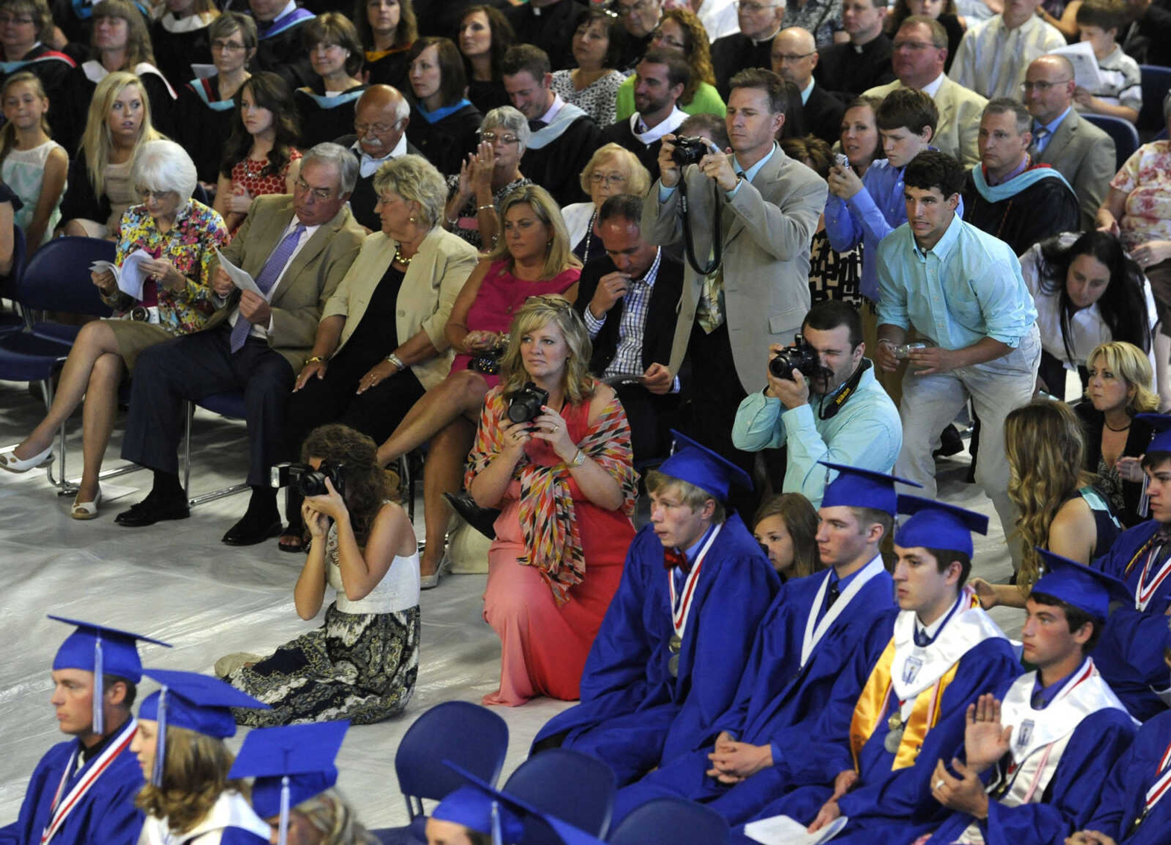 Notre Dame Regional High School commencement Sunday, May 18, 2014.