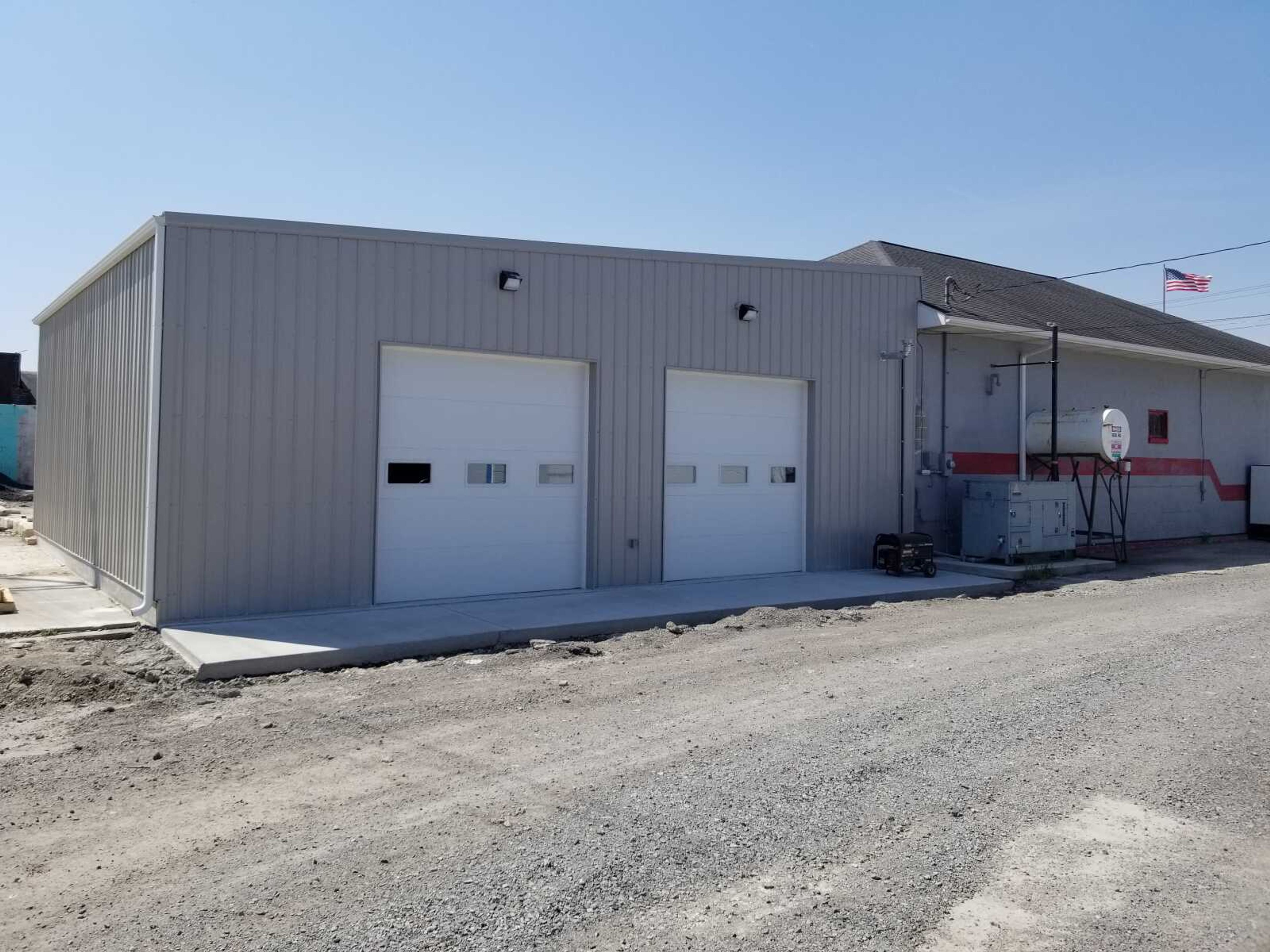 The municipal firehouse addition is seen Tuesday at 222 N. Main St. in Chaffee, Missouri.