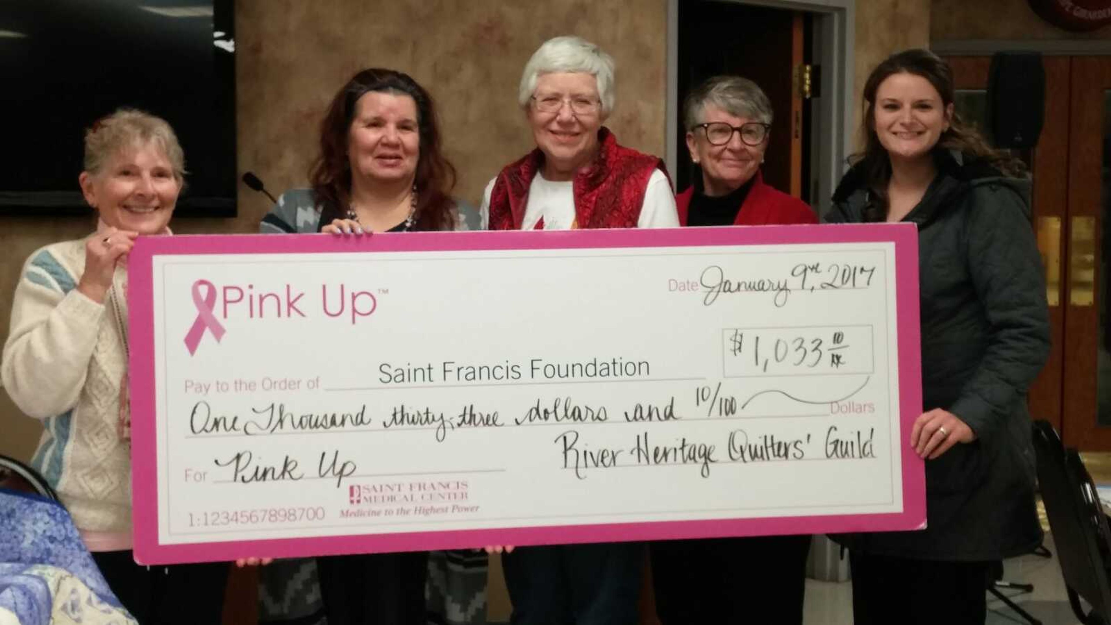 RHQG Donates Big Check