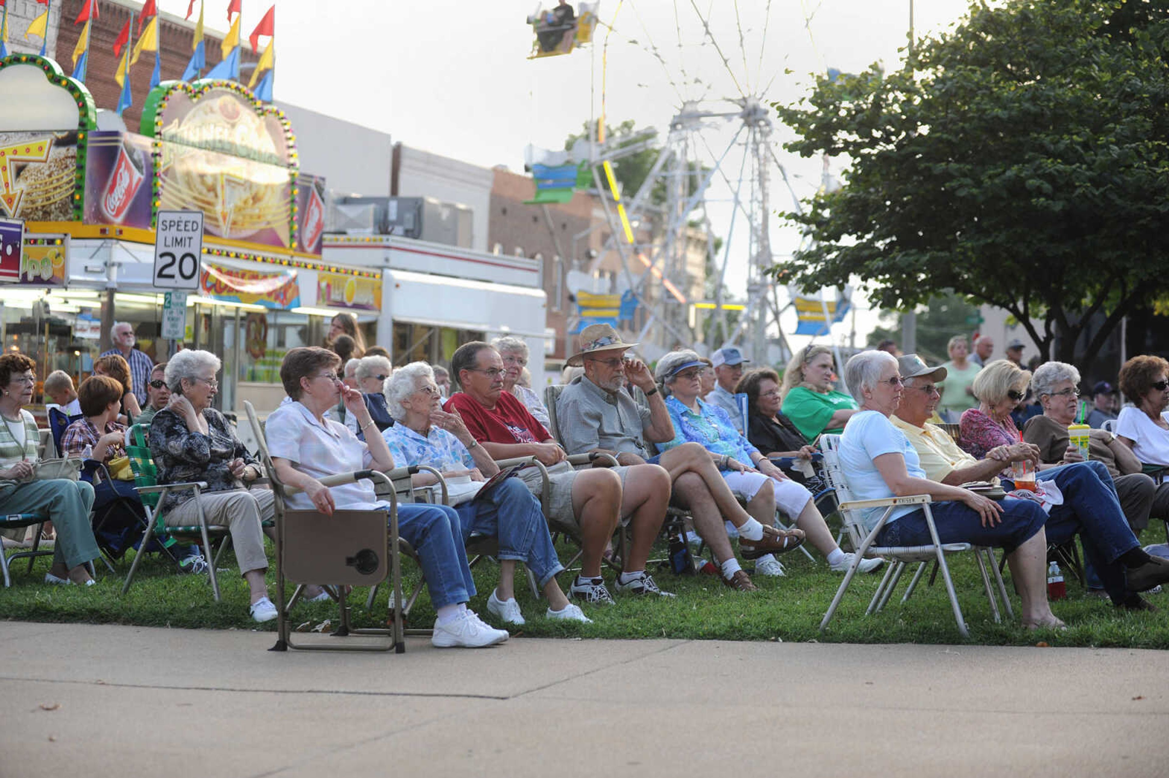 GLENN LANDBERG ~ glandberg@semissourian.com

A crowd watches participants in Senior Idol competition Wednesday evening, July 23, 2014 during the 106th Jackson Homecomers.