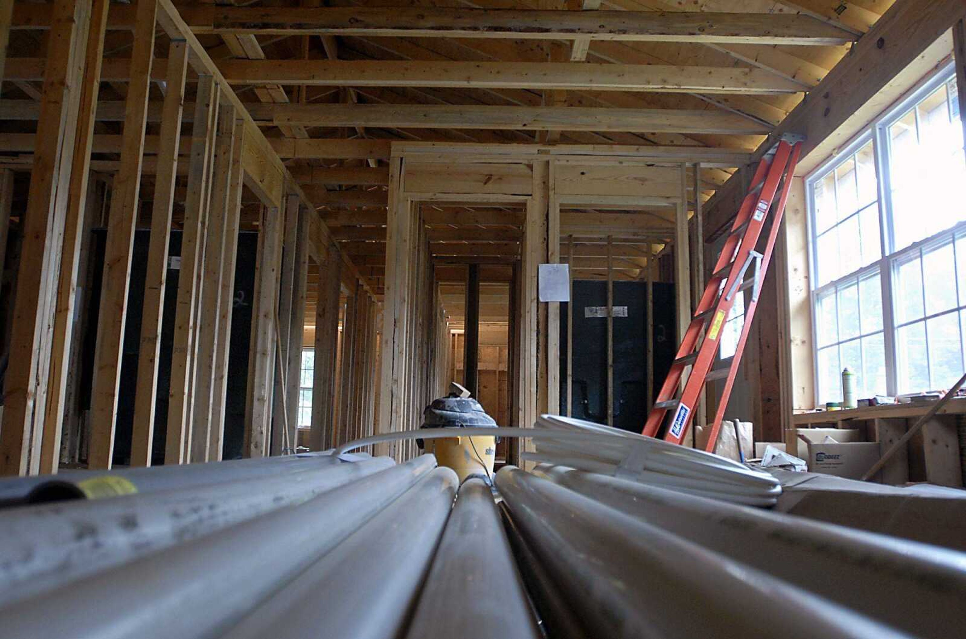 Most interior work still needs to be done on the Habitat for Humanity House at 1640 N. Main St. in Cape Girardeau. (Kit Doyle)