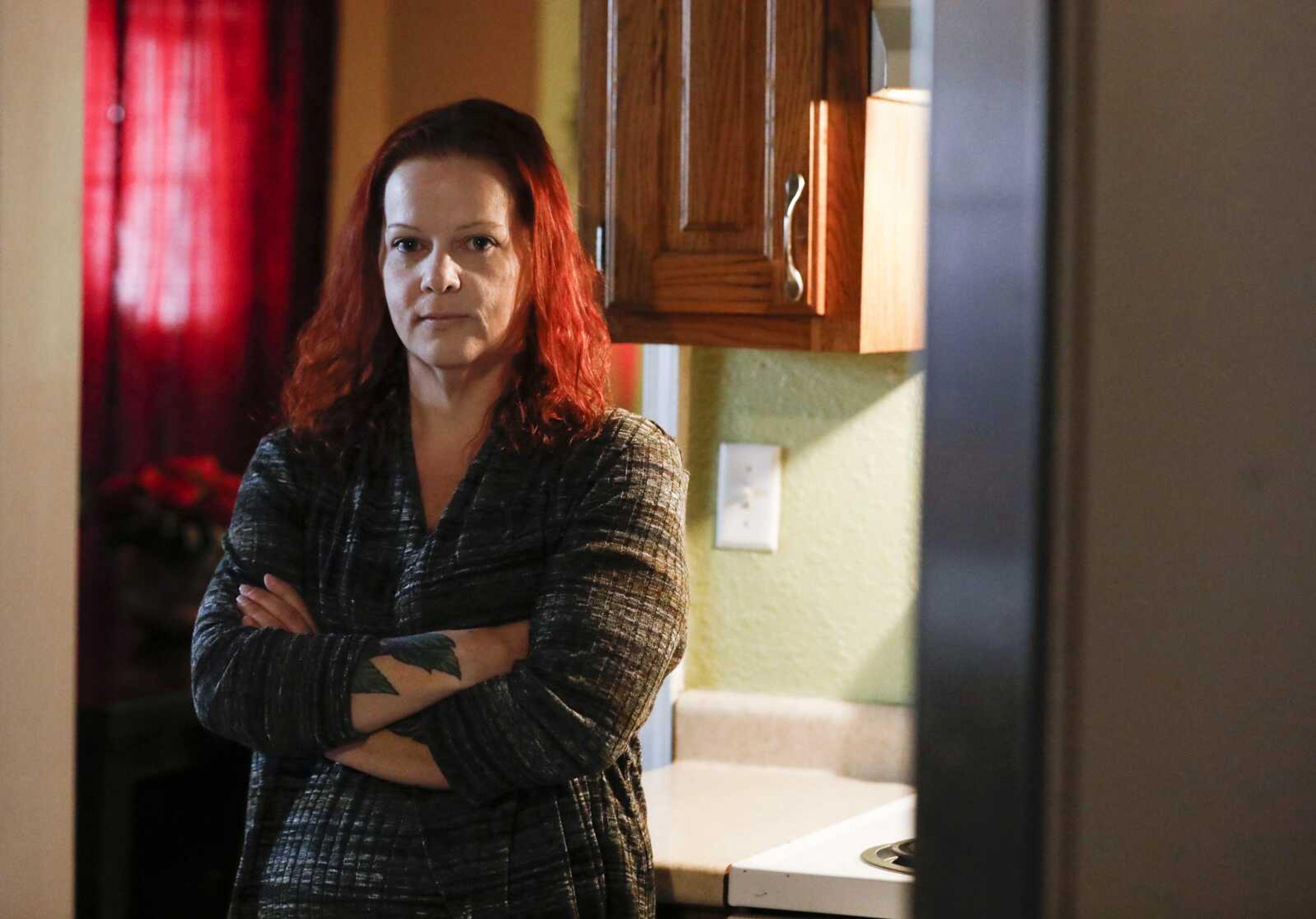 Mylissa Farmer on Sept. 28 at her home in Joplin, Missouri. In early August, Farmer had to travel to Illinois to terminate her pregnancy when her water broke at 17 weeks and 5 days and put her life in danger.