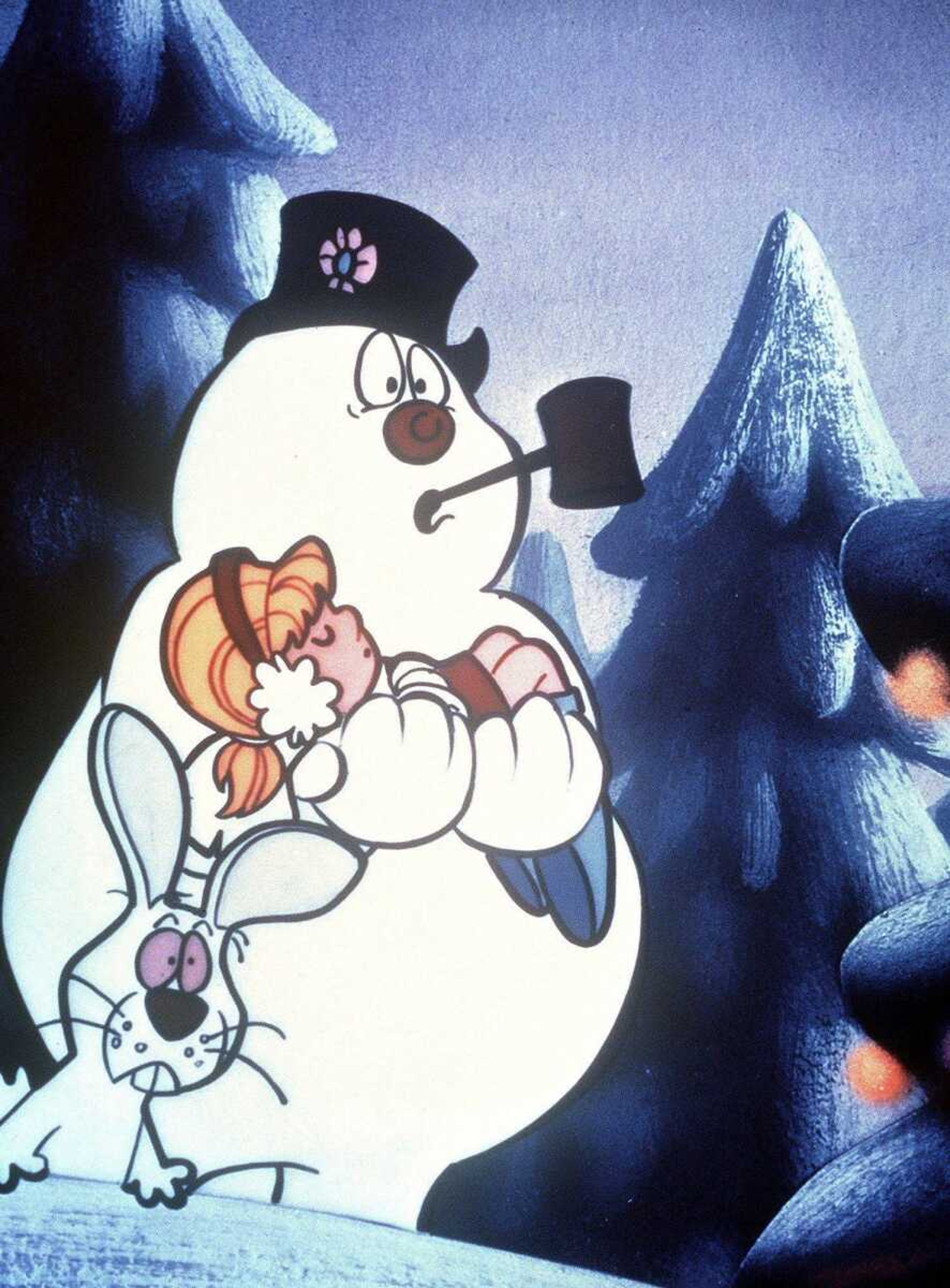 "Frosty the Snowman," that "jolly, happy soul" whose old silk hat full of magic has turned him into a Christmas legend returns to TV. The 1960s holiday special airs Friday on CBS. (CBS Entertainment, Classic Media)