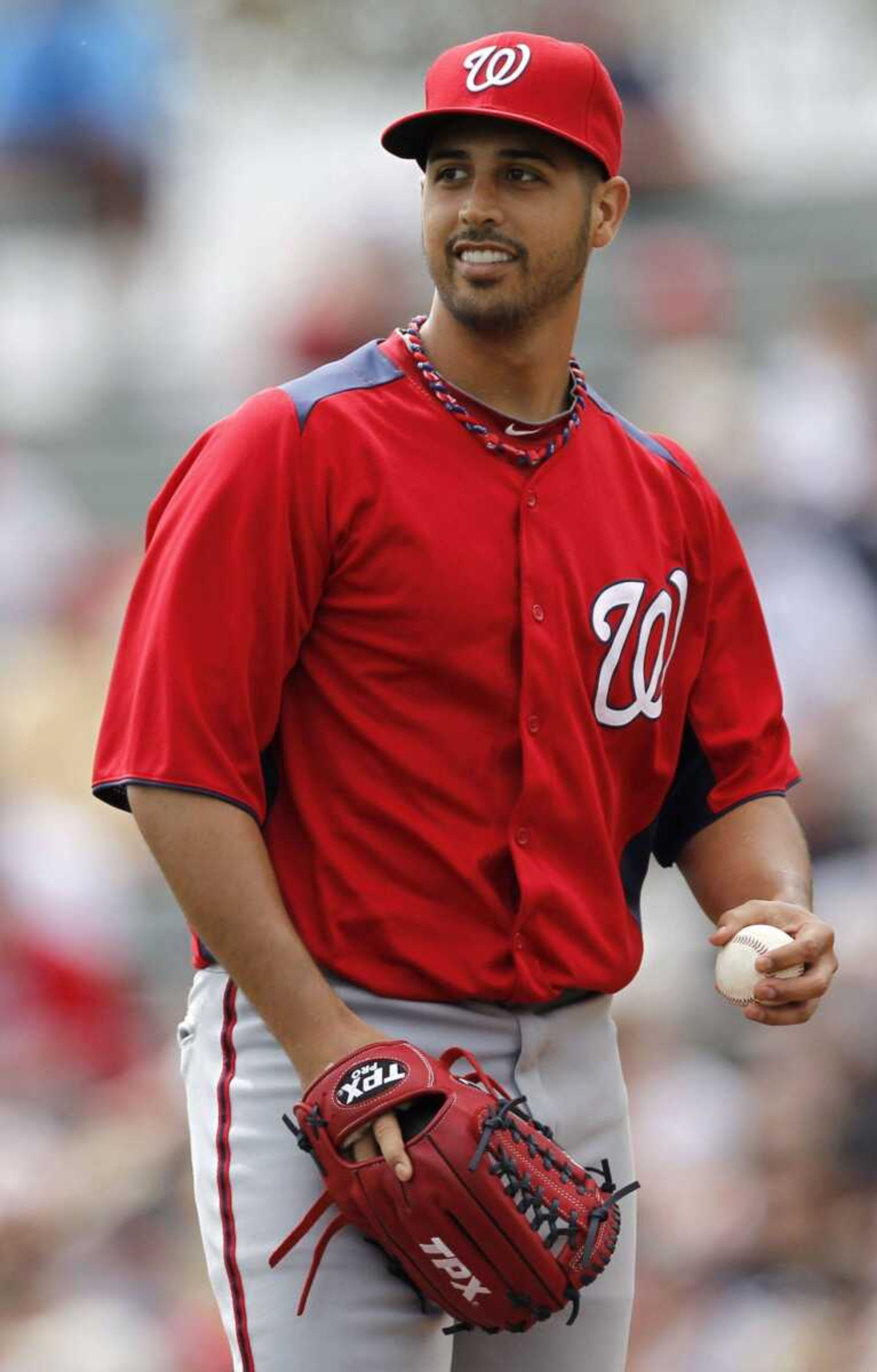 Gio Gonzalez allowed just two hits to the Cardinals in four innings Sunday in Jupiter, Fla. (Julio Cortez ~ Associated Press)