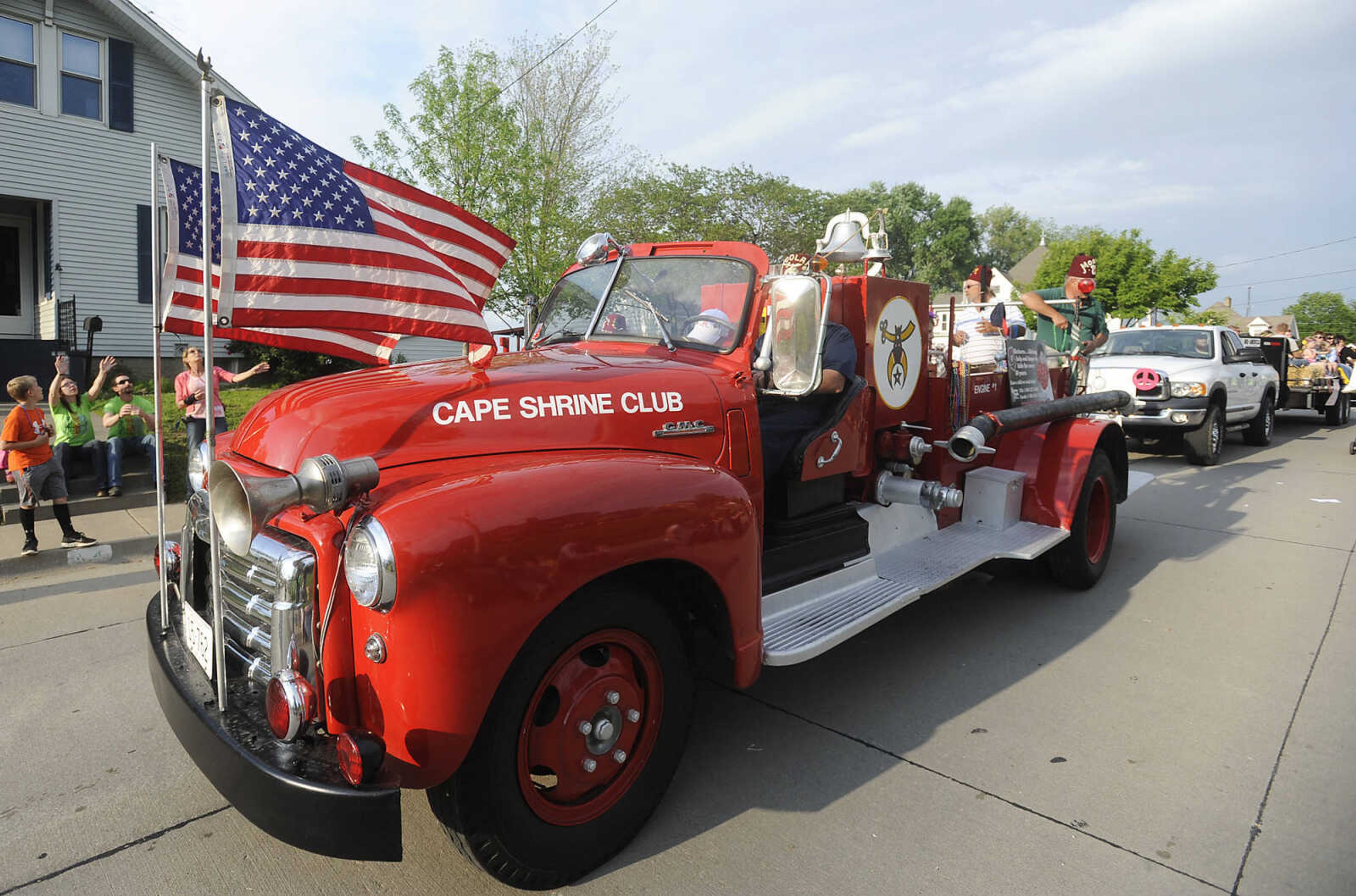 The Perryville Mayfest Parade Friday, May 10, in Perryville, Mo. This year's Mayfest theme is Peace, Love, Perryville Mayfest.