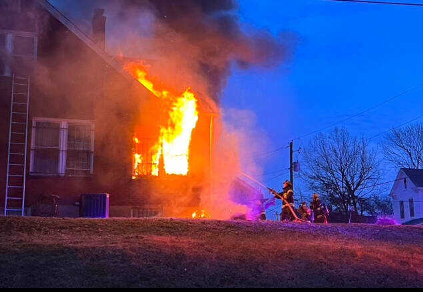 A morning fire at the intersection of Fountain and Independence streets claimed the life of two pets Friday, Jan. 5. No other injuries were reported.