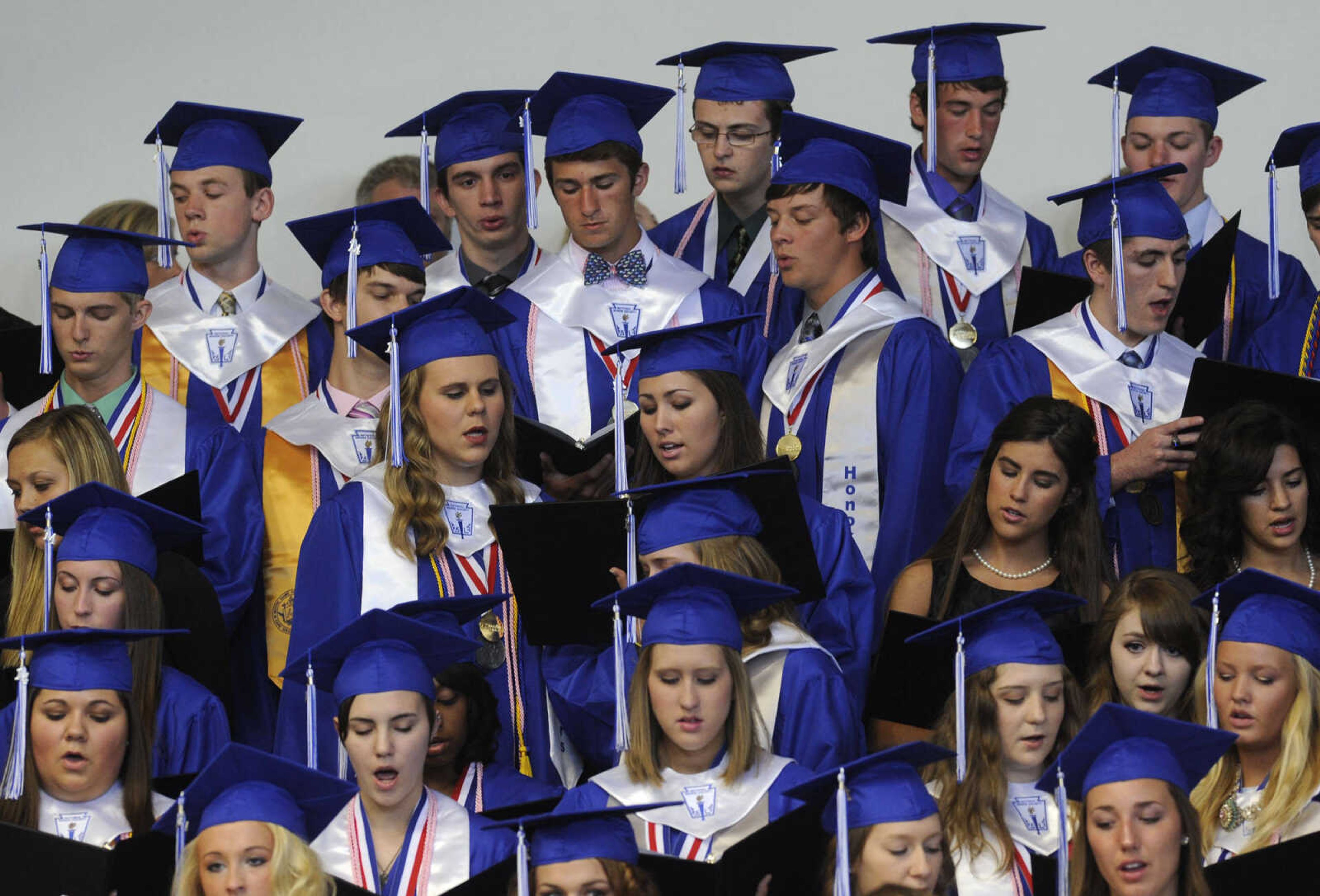 Notre Dame Regional High School commencement Sunday, May 18, 2014.