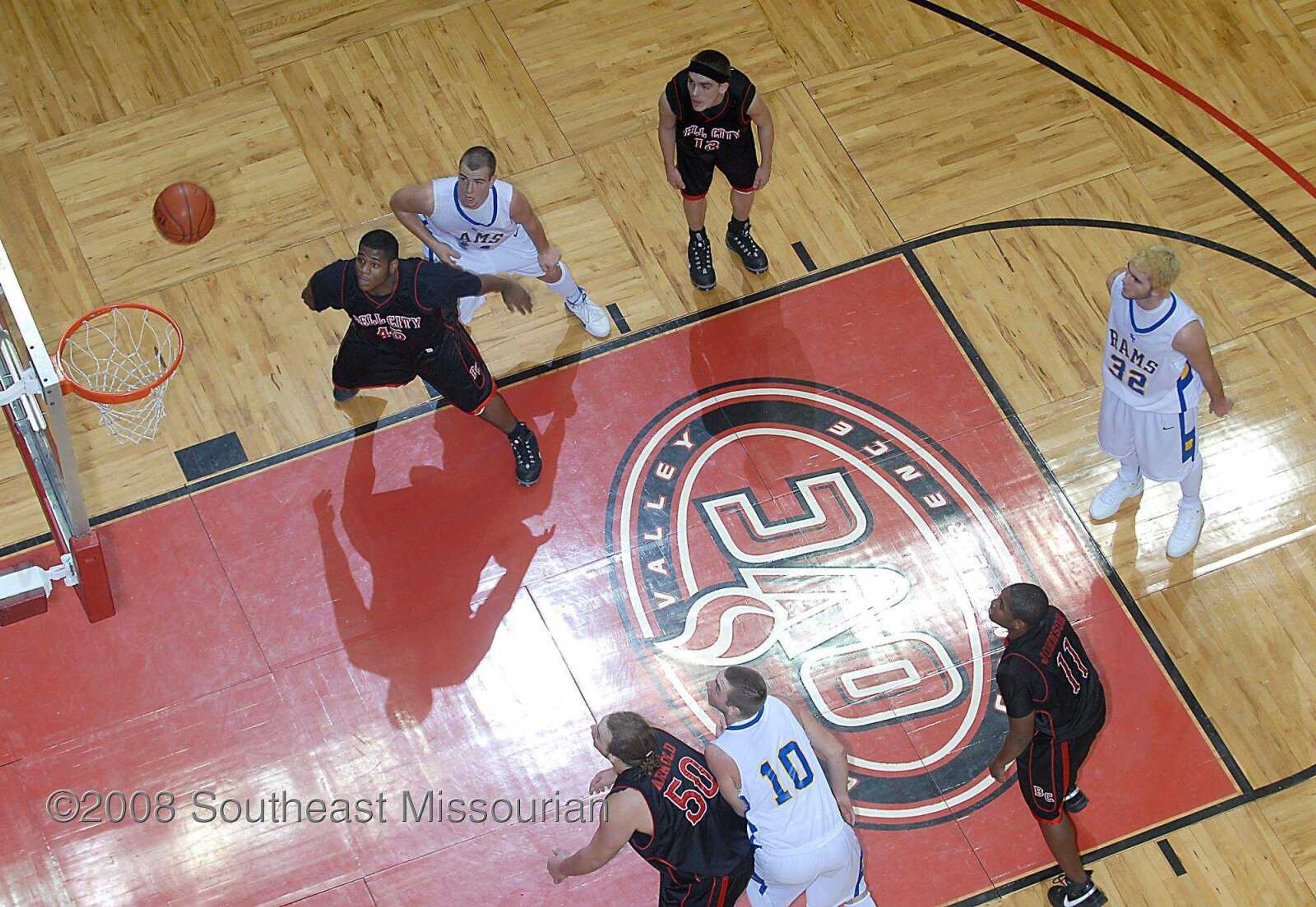 KIT DOYLE ~ kdoyle@semissourian.com
Bell City defeats Scott City Tuesday, December 30, 2008, for ninth place in the Southeast Missourian Christmas Tournament at the Show Me Center.