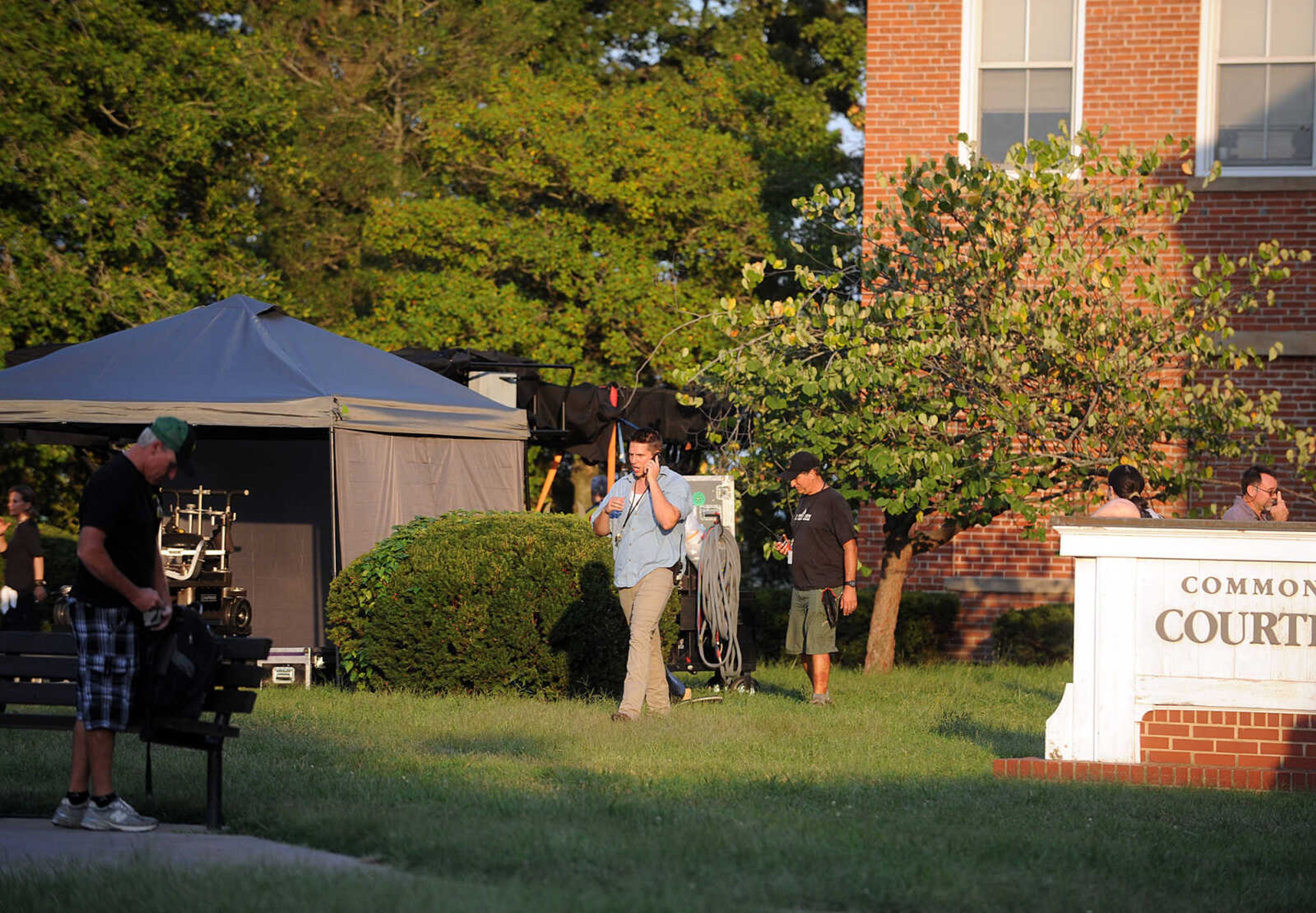 LAURA SIMON ~ lsimon@semissourian.com

Filming of 20th Century Fox's feature film "Gone Girl" gets underway at the Common Pleas Courthouse, Thursday, Oct. 3, 2013, in Cape Girardeau.