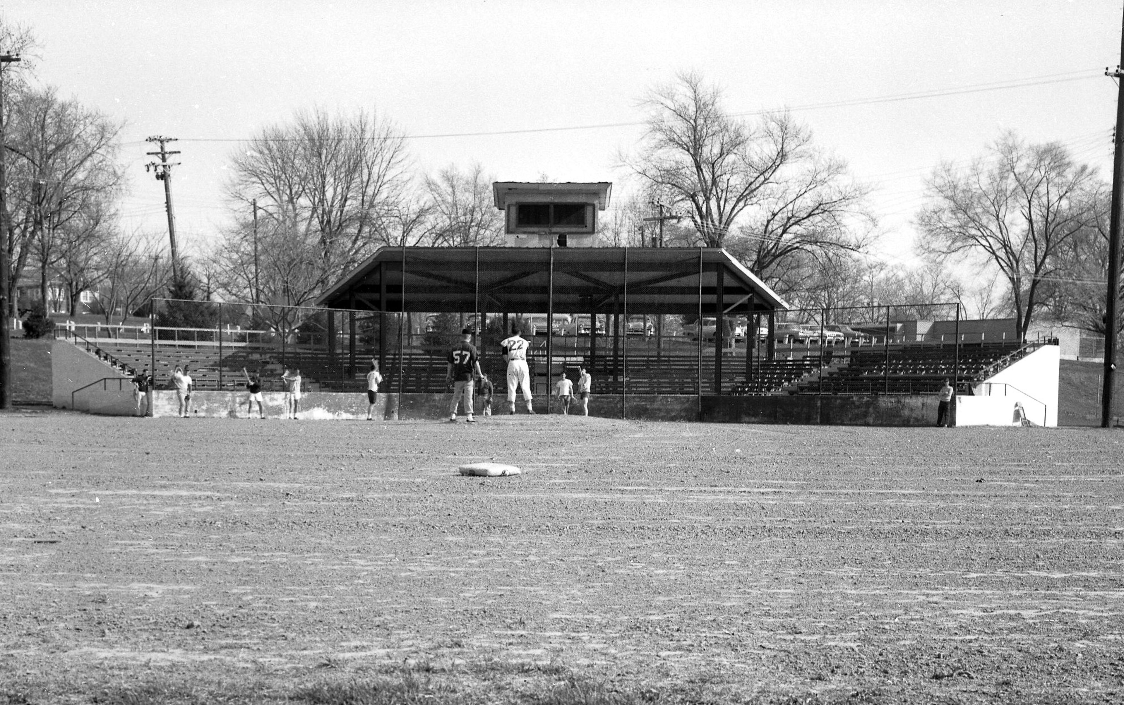 New baseball facilities in Capaha Park were inaugurated in 1949.