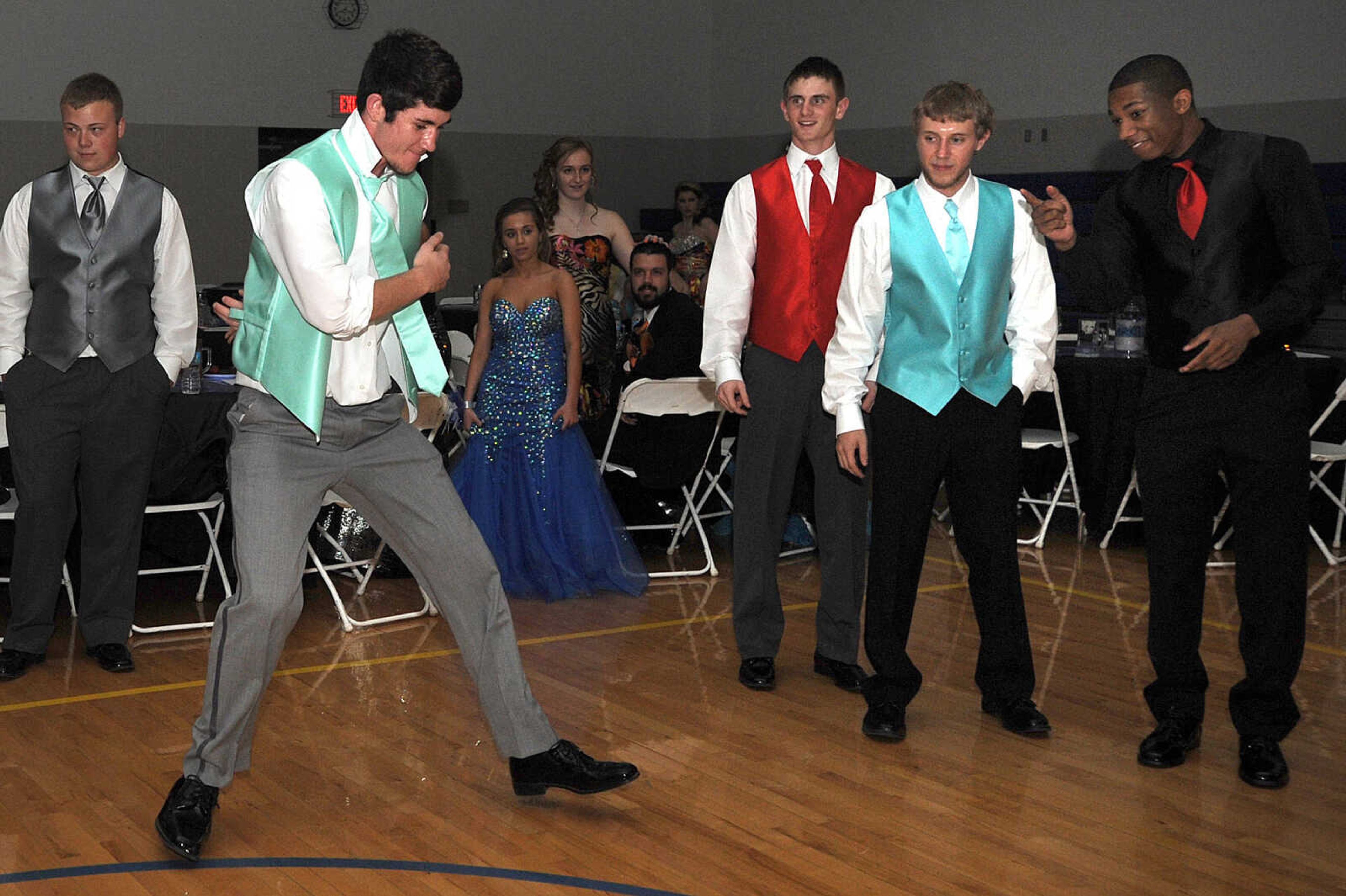 LAURA SIMON ~ lsimon@semissourian.com

Oran High School held its prom Saturday night, April 12, 2014, inside the school's gymnasium.