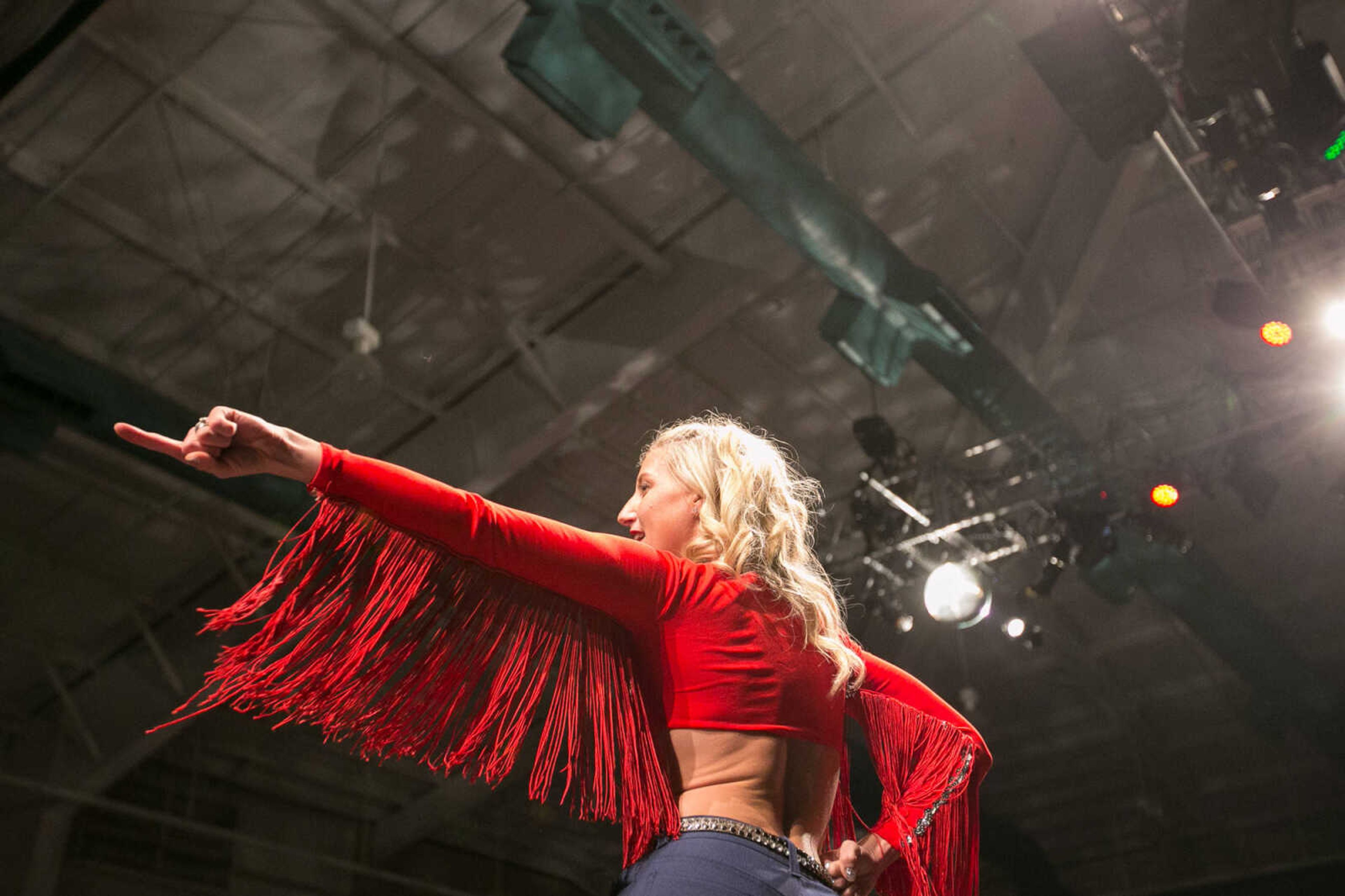 GLENN LANDBERG ~ glandberg@semissourian.com


Members of the On Cue dance performance take to the stage during the VintageNOW fashion show at the Osage Centre on Saturday, October 24, 2015. Proceeds benefited the Safe House for Women.