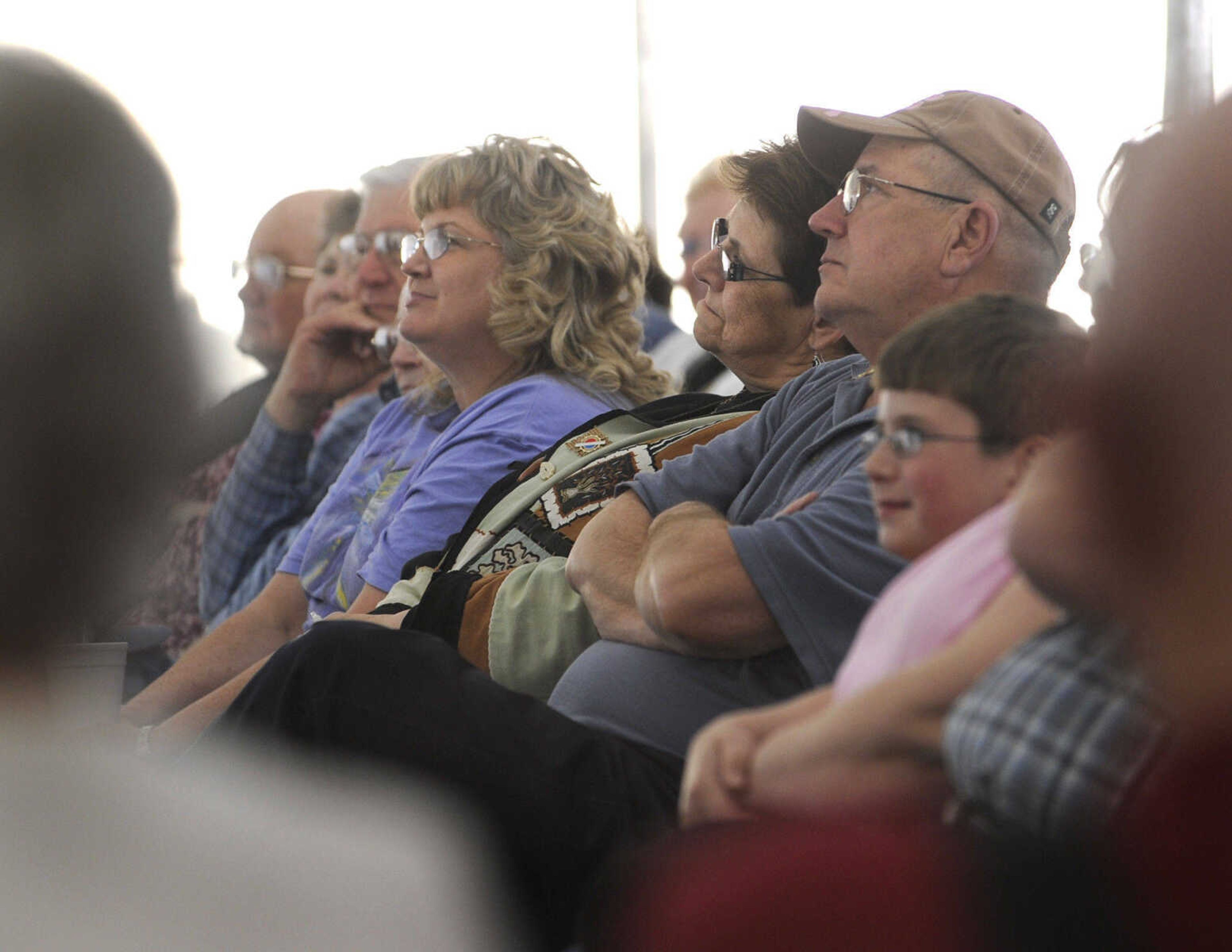 FRED LYNCH ~ flynch@semissourian.com
Storytelling fans listen to Donald Davis on Friday.