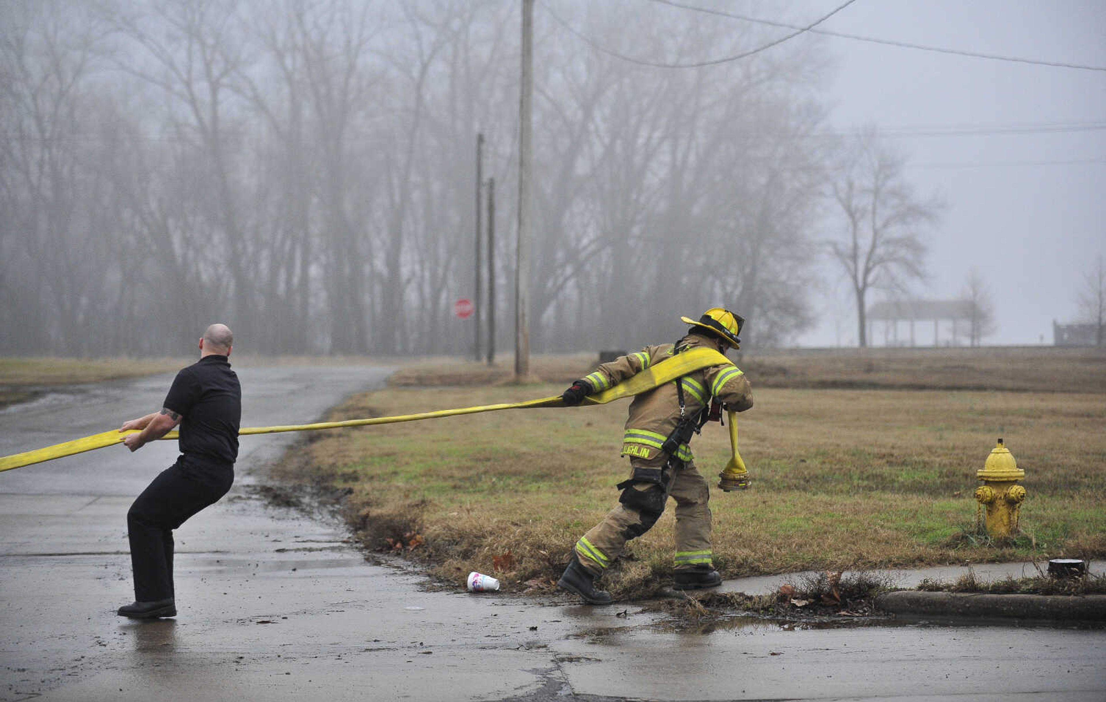 Cape Girardeau Fire Department respond to a structure fire at 1207 N. Main Thursday, Jan. 19, 2017 in Cape Girardeau.