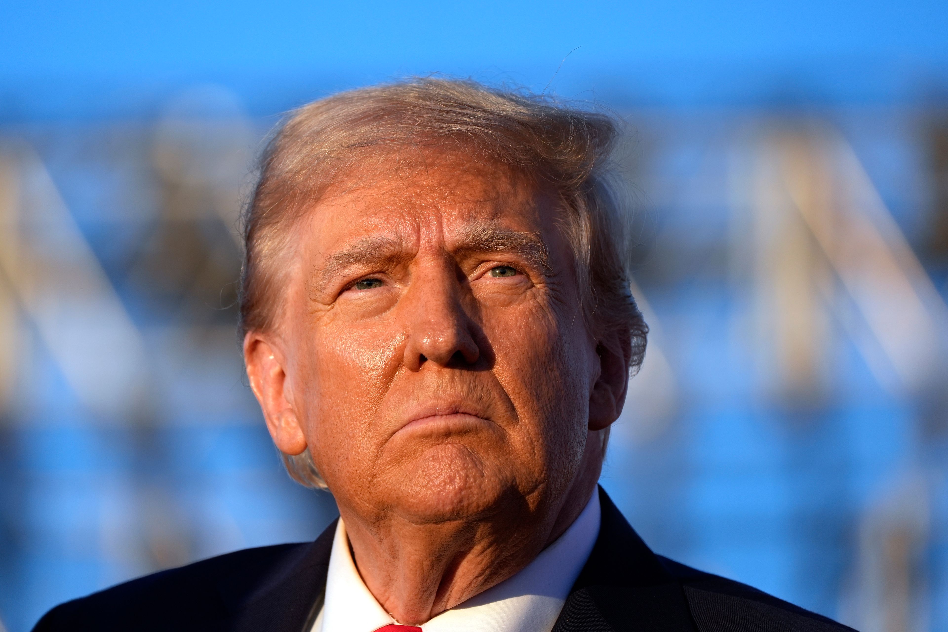 Republican presidential nominee former President Donald Trump speaks at a campaign event at the Butler Farm Show, Saturday, Oct. 5, 2024, in Butler, Pa. (AP Photo/Alex Brandon)