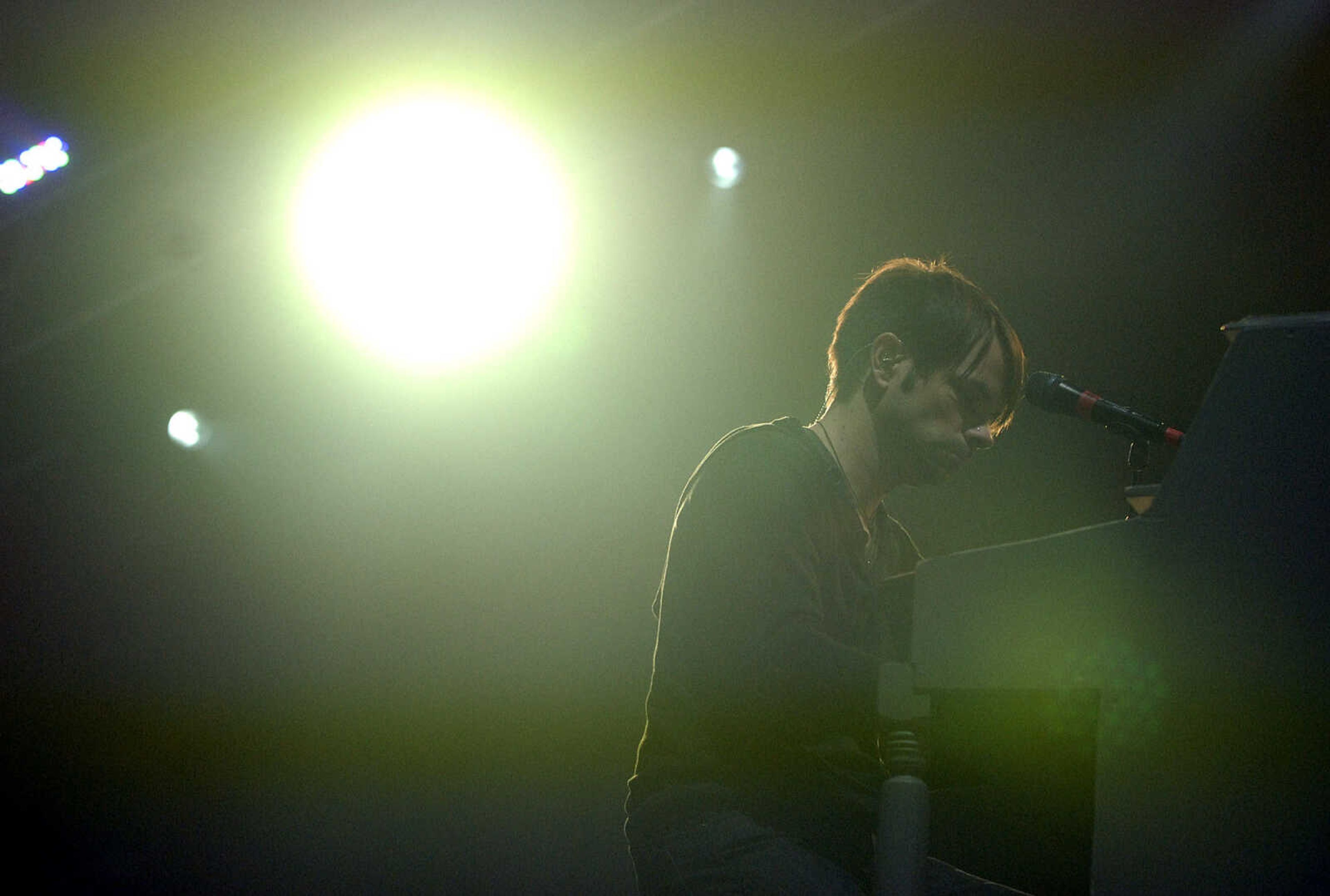 LAURA SIMON~lsimon@semissourian.com
Jars of Clay perform Friday, January 28, 2011 during the Rock and Worship Roadshow 2011 tour at the Show Me Center in Cape Girardeau.