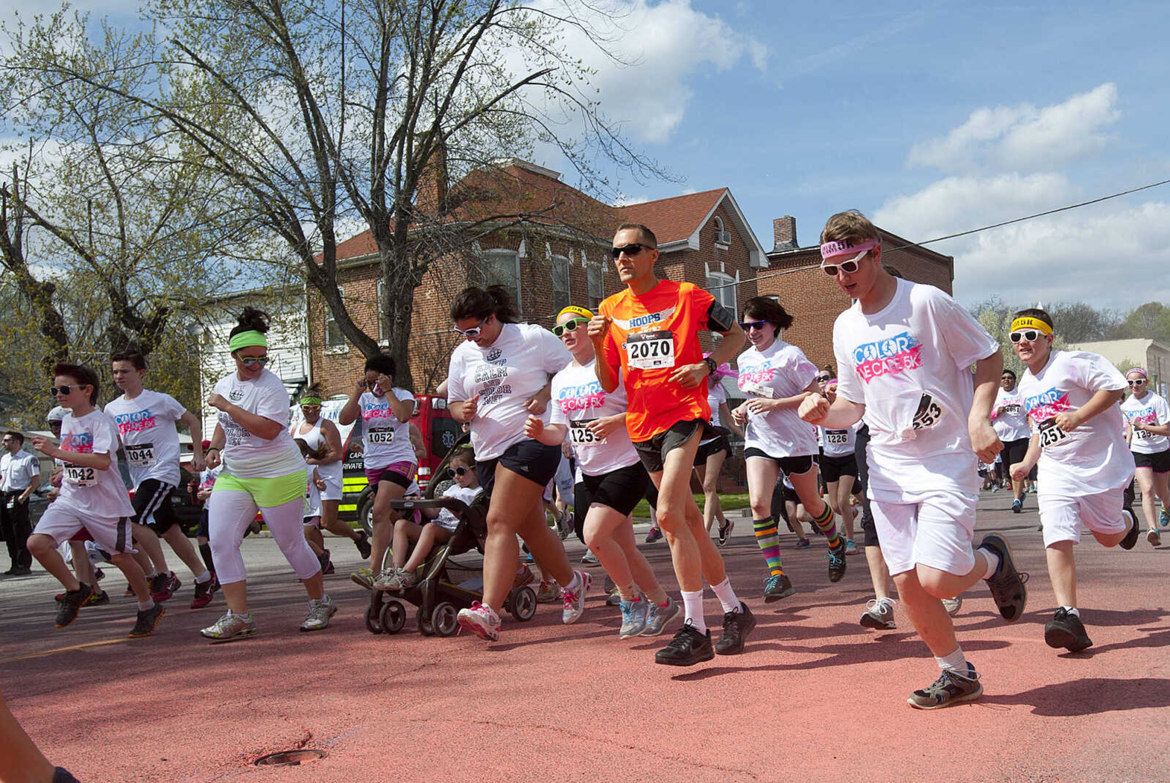 ADAM VOGLER ~ avogler@semissourian.com
The Color Me Cape 5k Saturday, April 12, in Cape Girardeau.