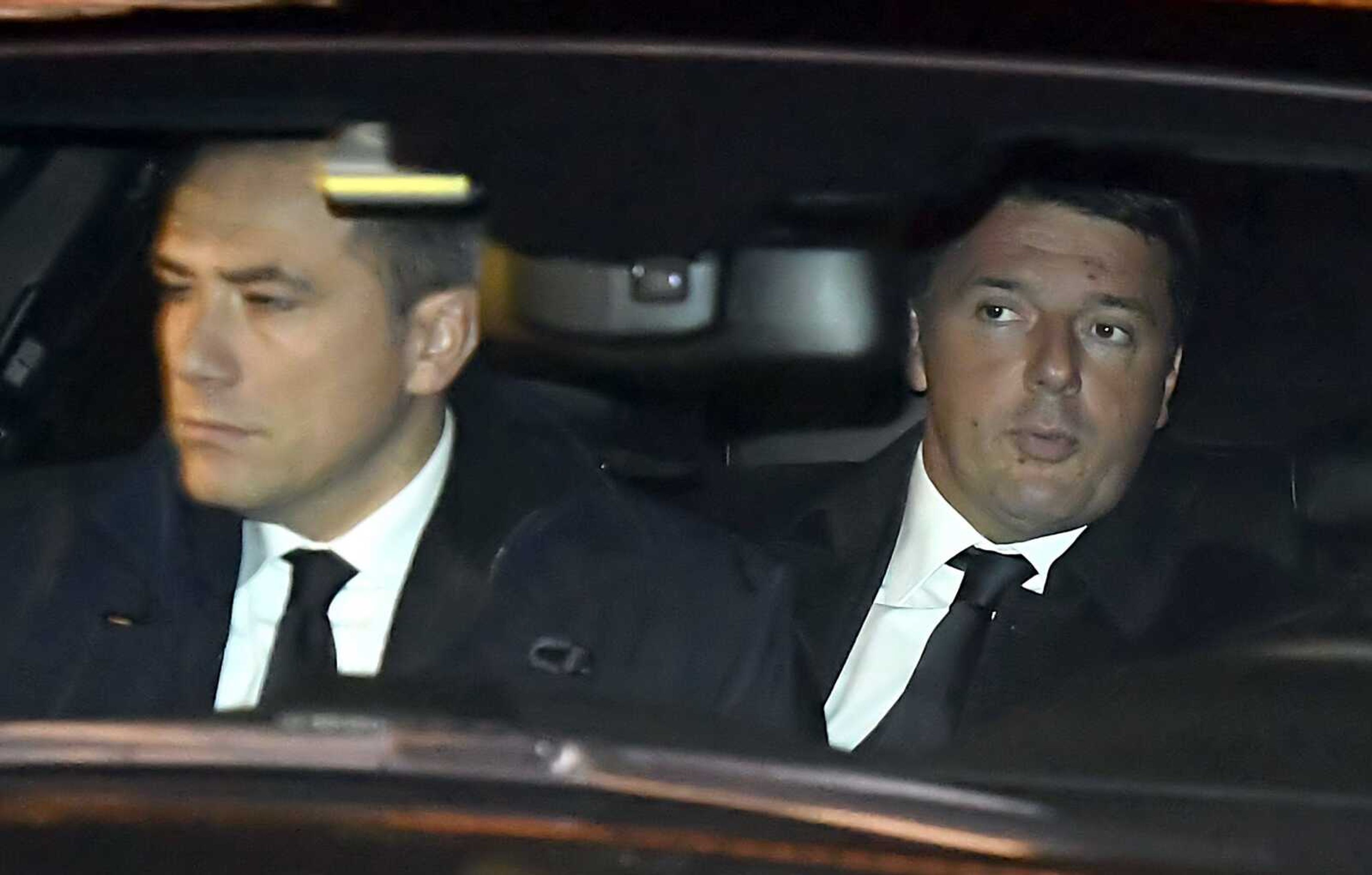 Matteo Renzi (right)