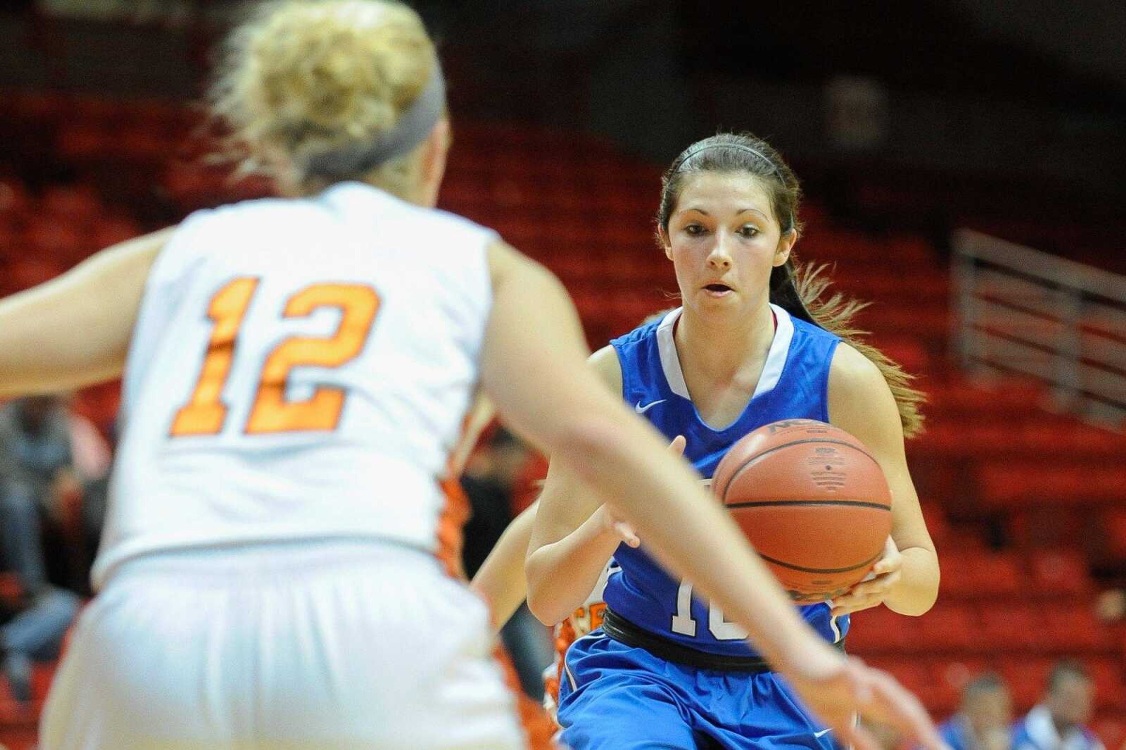 Notre Dame's Sam Brennan returns for her junior season after leading the team in scoring a year ago. (Southeast Missourian file)