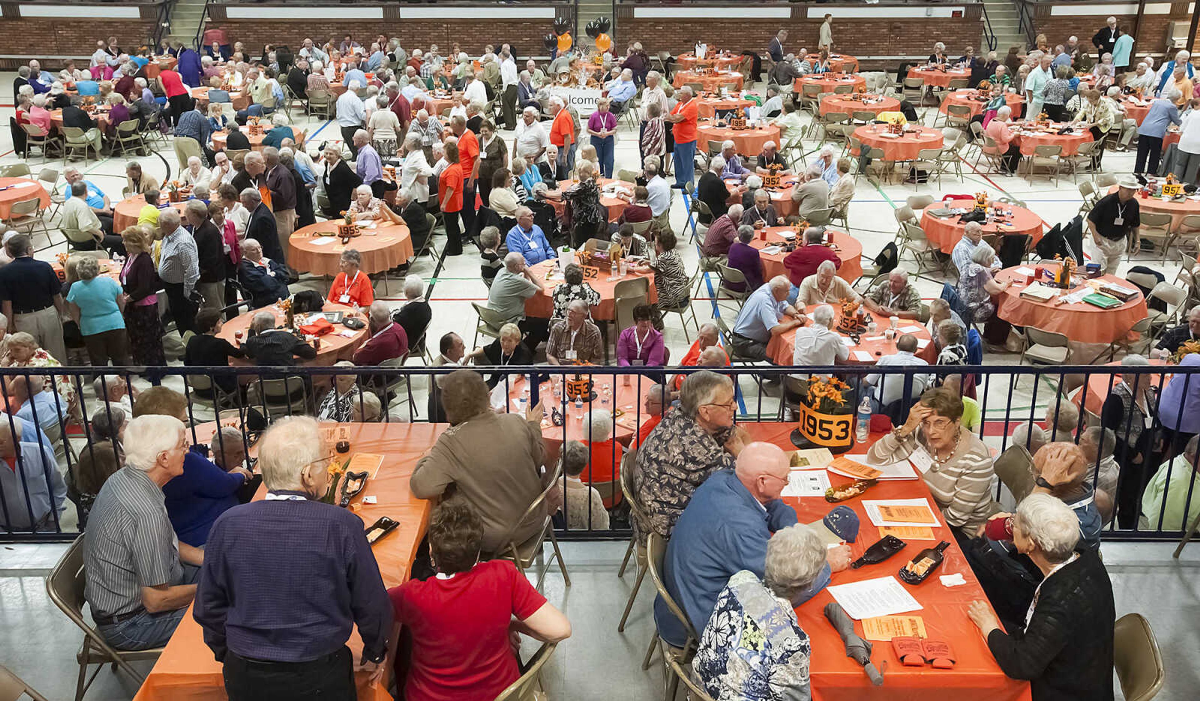 More than 500 graduates from Central High School gathered for dinner, live music and dancing Saturday, Oct. 5, at the Arena Building in Cape Girardeau. The classes of 1950-1959 gathered for the Fabulous Fifties Central High School Reunion 2013.