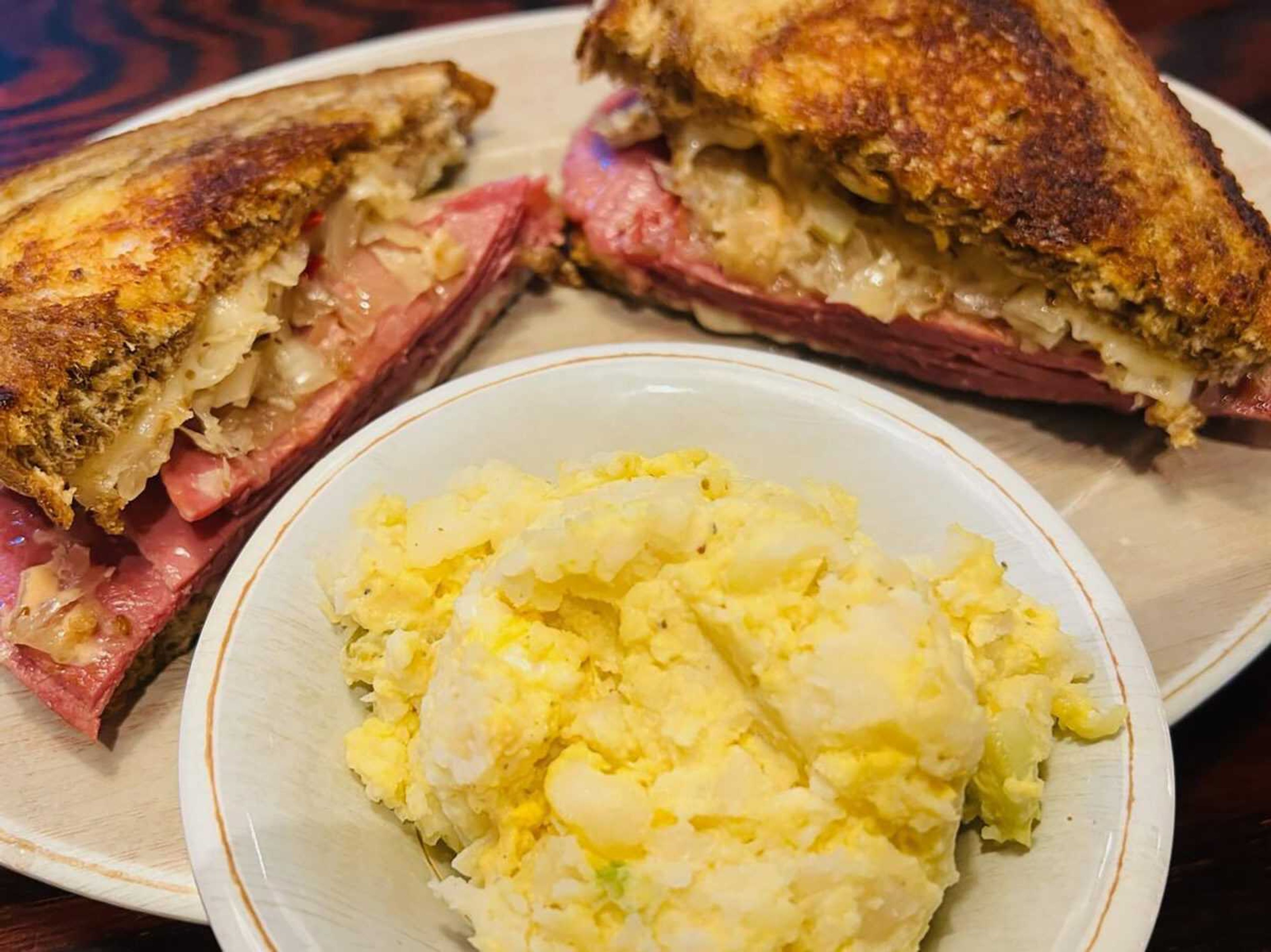 Sedona burgers and sandwiches are served with a side. I chose potato salad to add a bit of creamy starchy goodness to round out the meal.