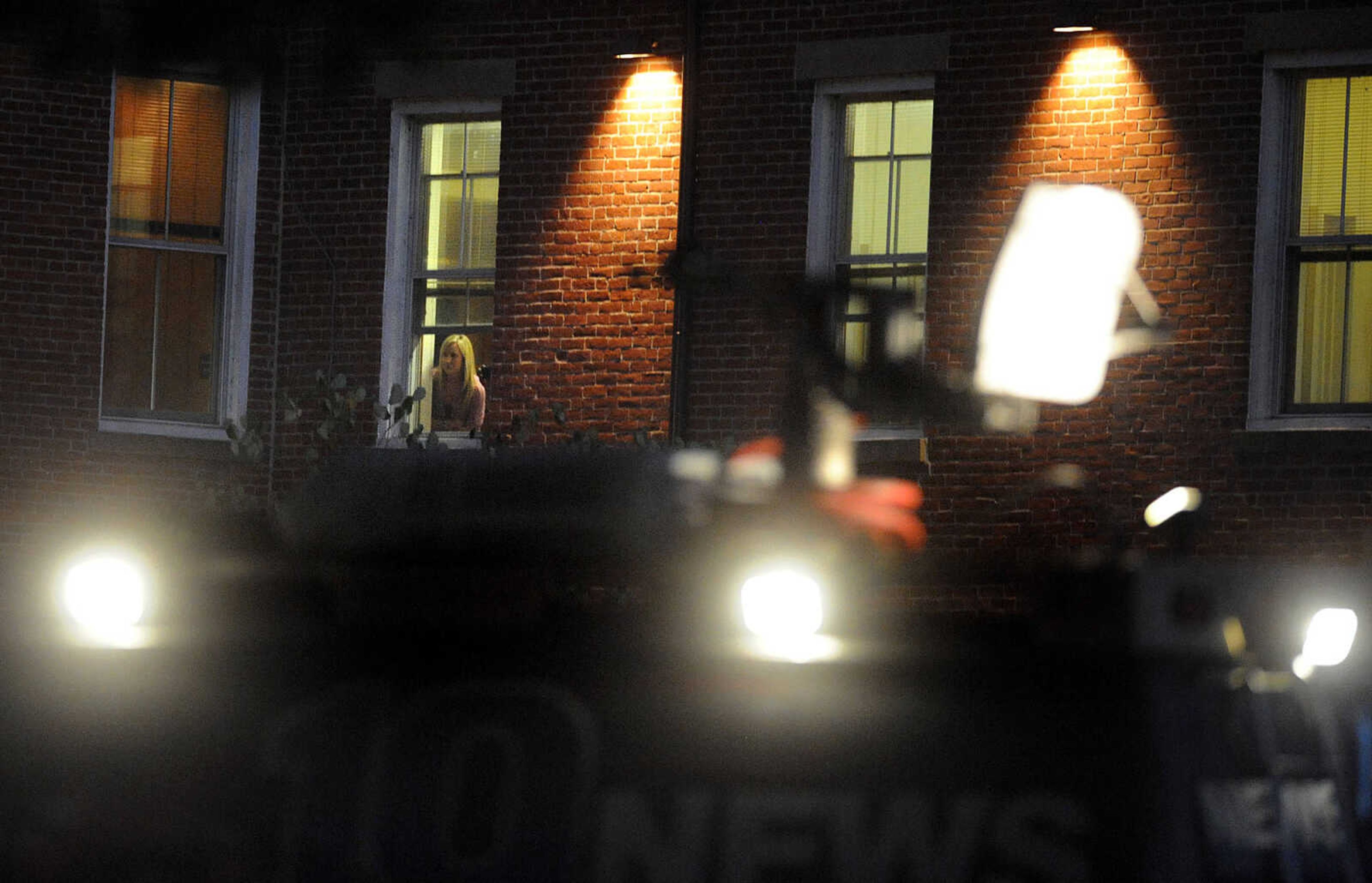 LAURA SIMON ~ lsimon@semissourian.com

Filming of 20th Century Fox's feature film "Gone Girl" gets underway at the Common Pleas Courthouse, Thursday, Oct. 3, 2013, in Cape Girardeau.