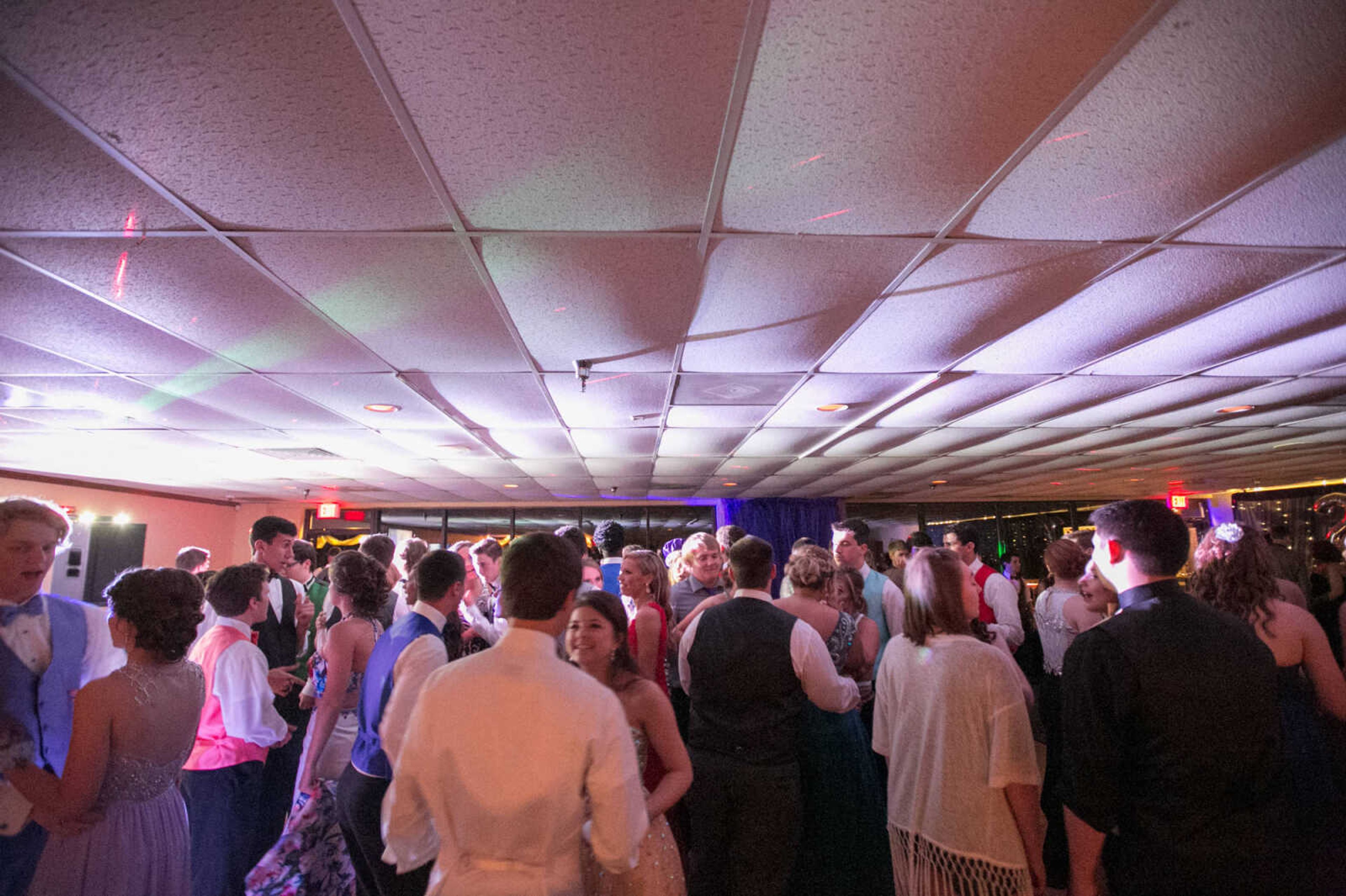 GLENN LANDBERG ~ glandberg@semissourian.com

Students take to the dance floor during the Saxony Lutheran High School's "Classique Magnifique" prom, Saturday, April 23, 2016, at the Cape Girardeau Elks Lodge.