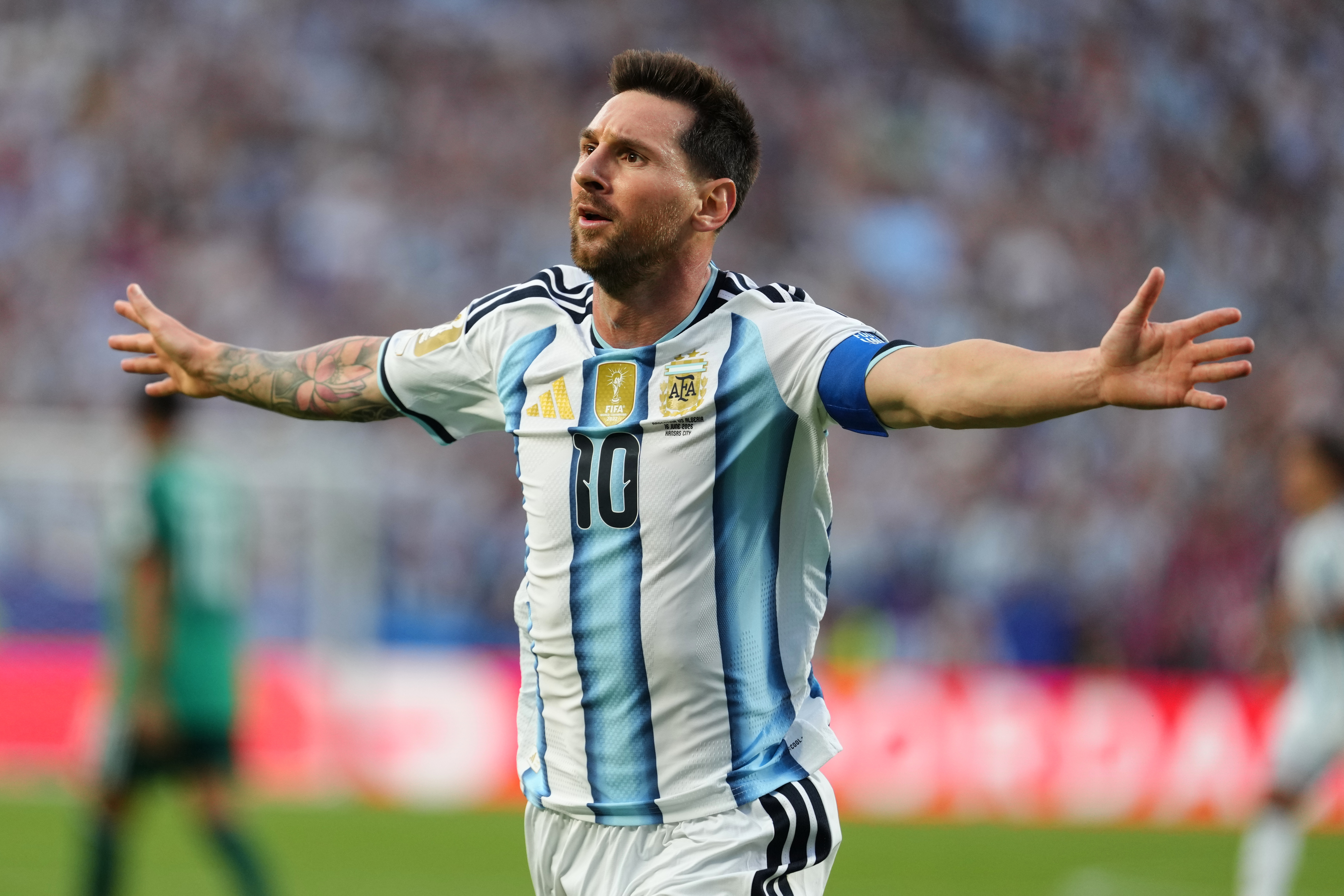 Lionel Messi ties World Cup record