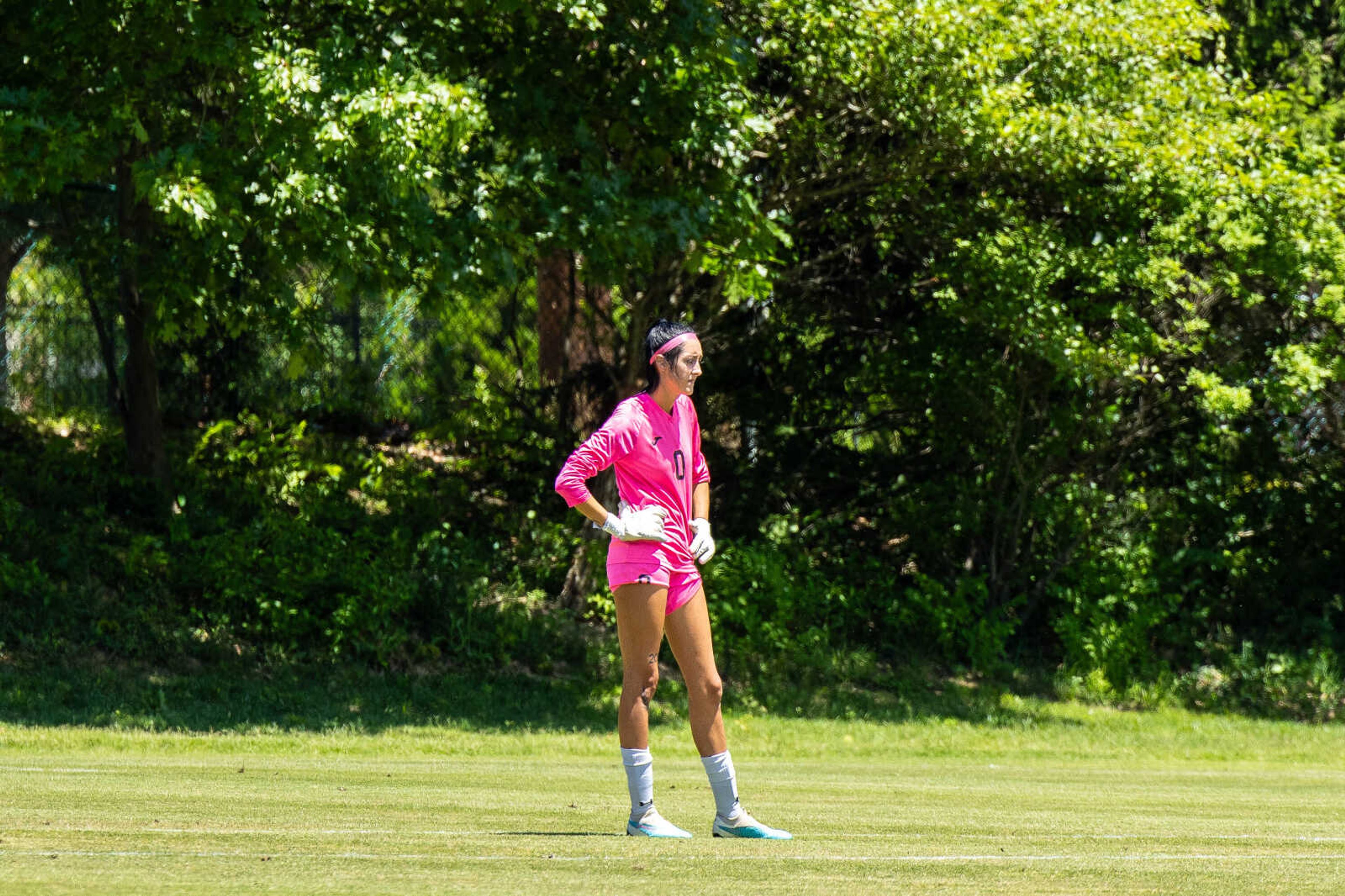 Perryville Goalie Brooklyn Moll during play on Saturday May 25th in the Class 2 Quarterfinals at Whitfield School.