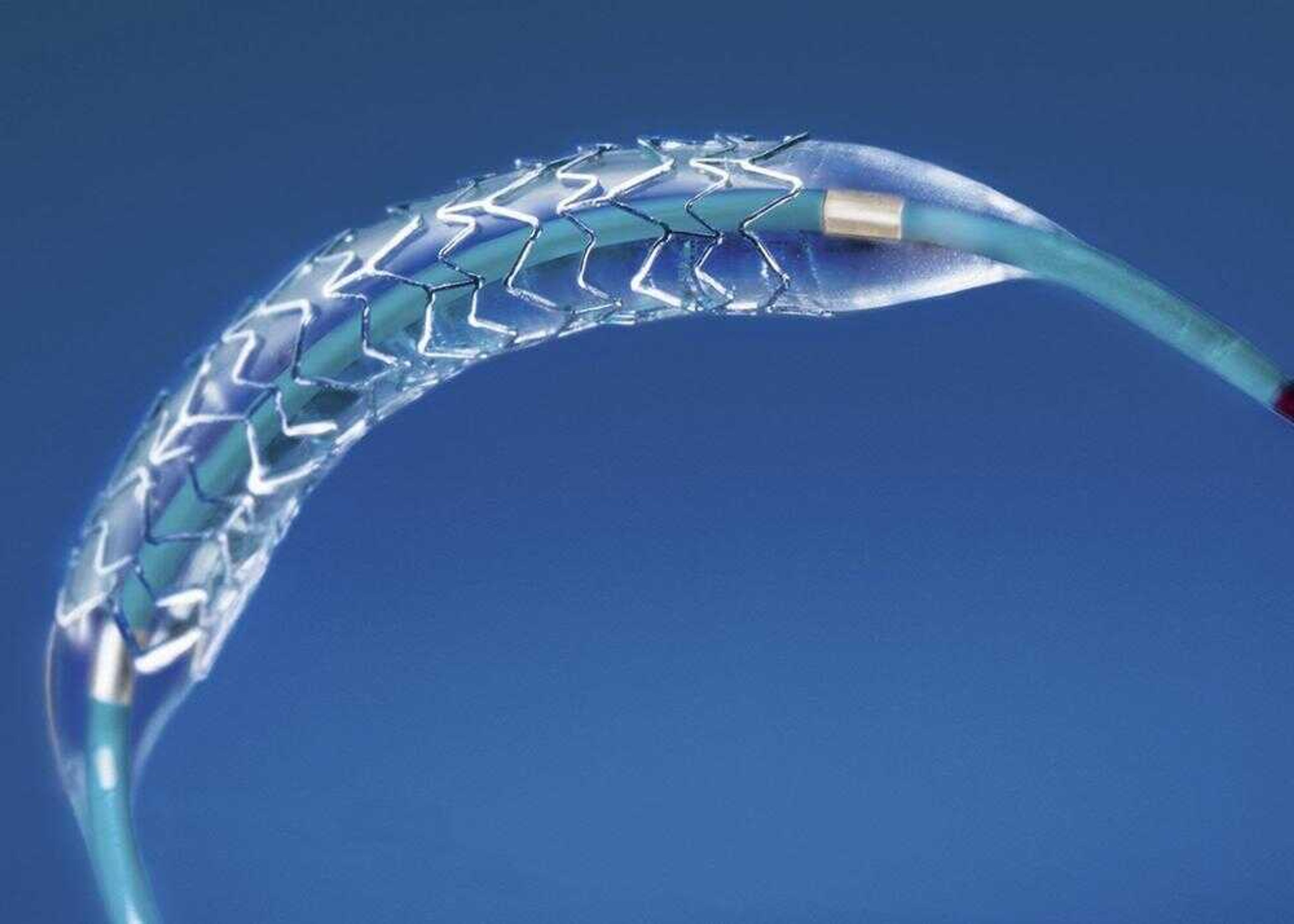 This undated photo shows the drug-coated Taxus coronary stent system. On Tuesday, a blockbuster study will answer whether an artery-opening procedure plus drugs is better than medication alone for some patients. (Boston Scientific)