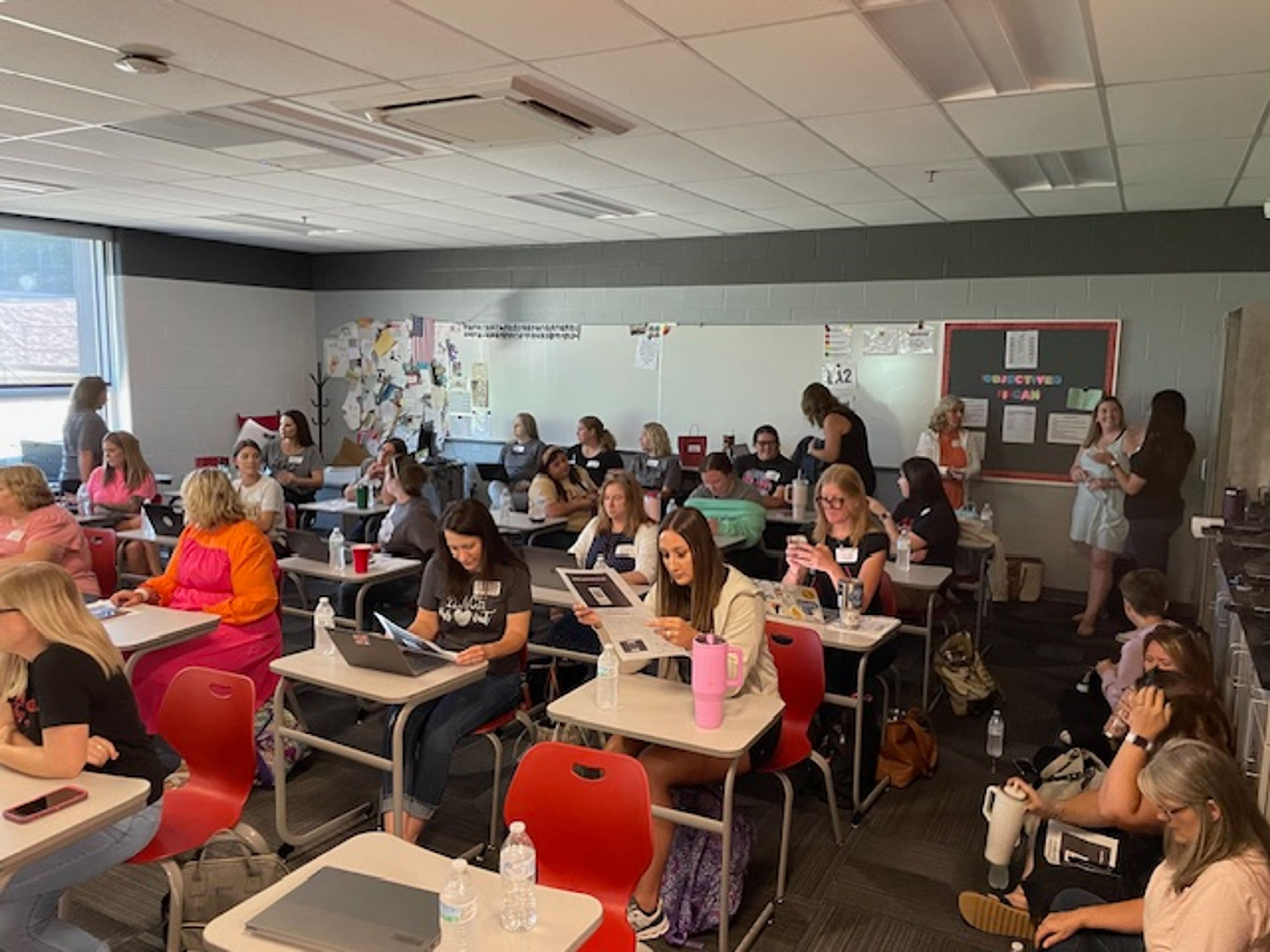 Educators attend a presentation during the sixth-annual IgnitED Educational Conference on Thursday, July 18, at Jackson High School in Jackson.