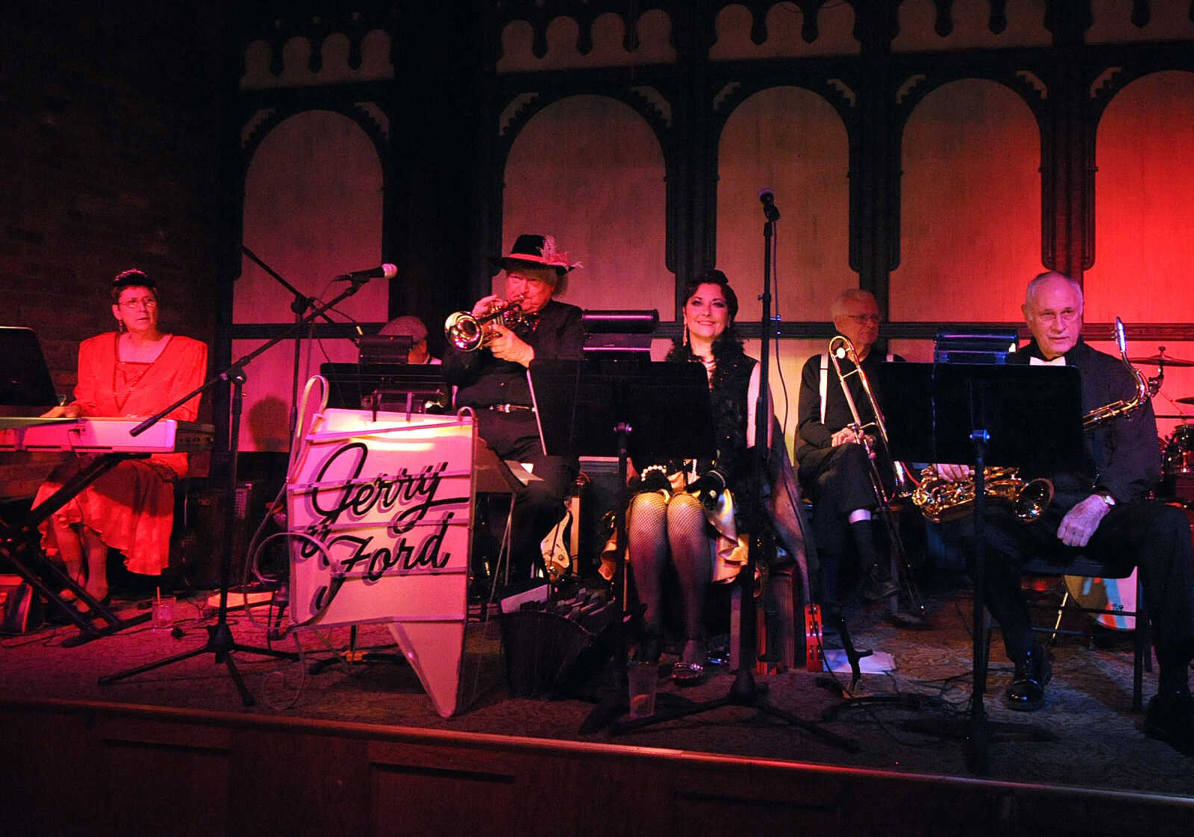 LAURA SIMON ~ lsimon@semissourian.com
The Jerry Ford Orchestra performs Friday, Nov. 30, 2012 during CASA's Speakeasy Soiree at Port Cape's Yacht Club in Cape Girardeau.