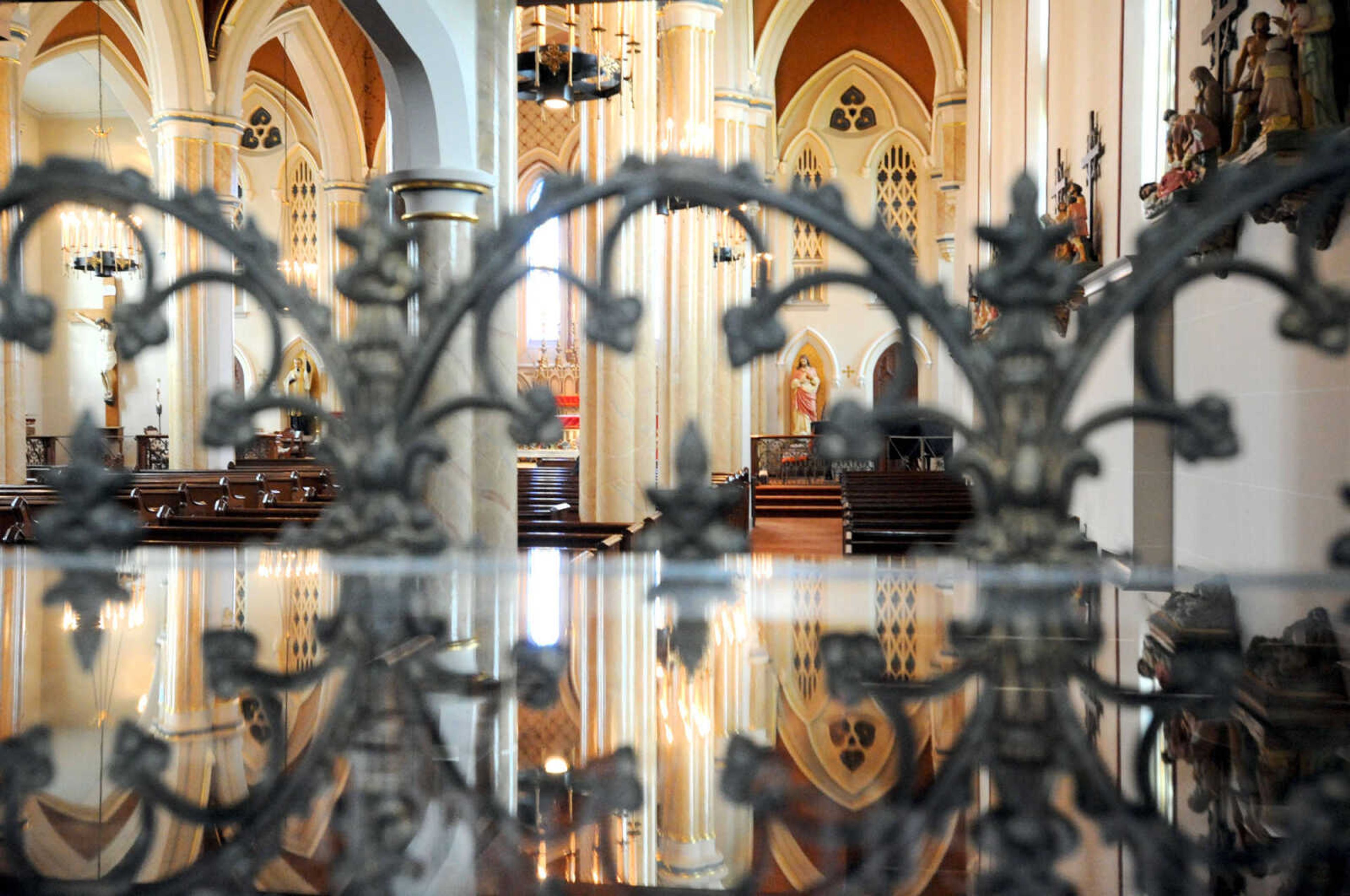 LAURA SIMON ~ lsimon@semissourian.com

The interior of Old St. Vincent's Catholic Church is seen Monday, March 30, 2015, in Cape Girardeau.