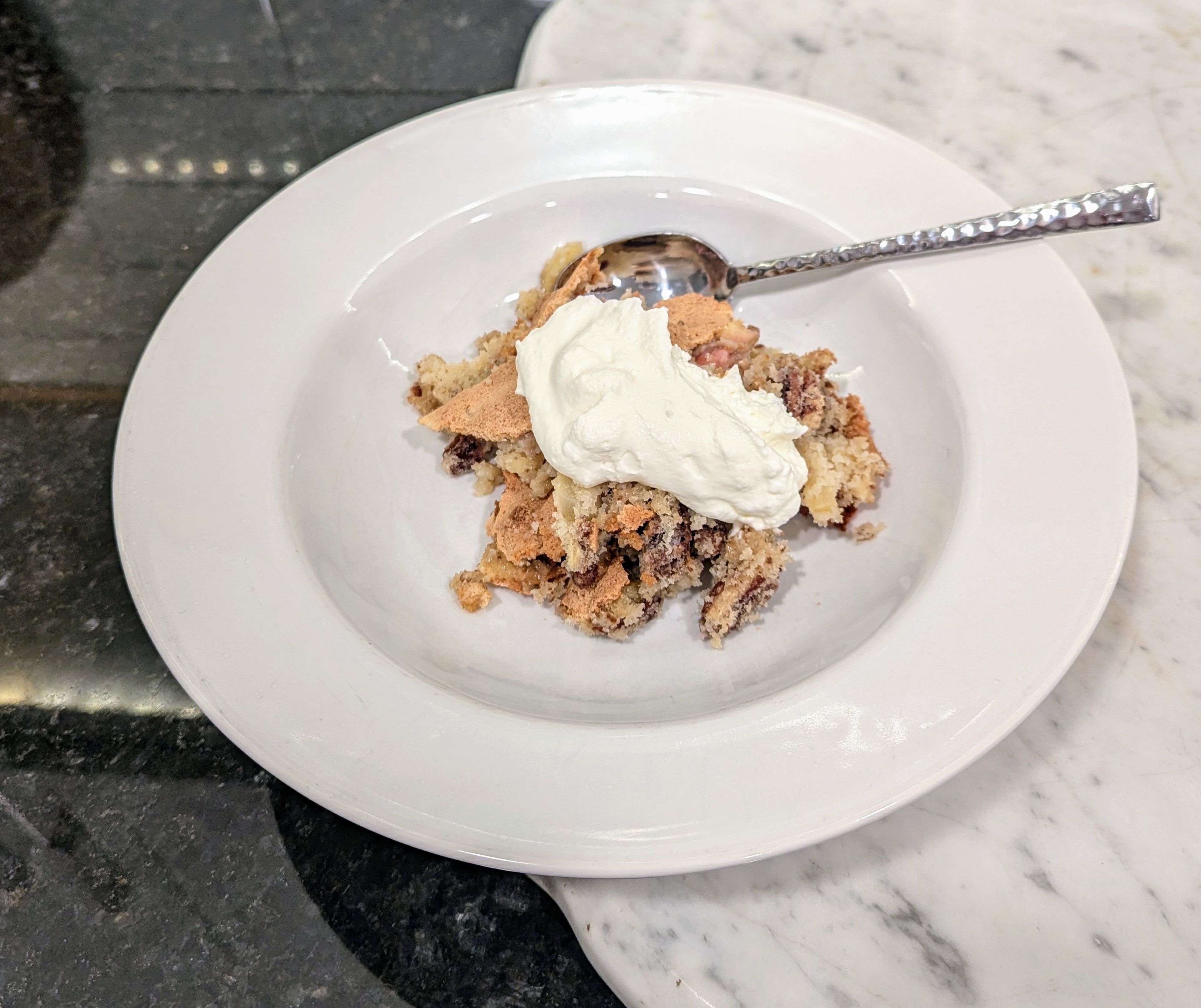 Ozark Pudding, Harry Truman's favorite dessert, which he introduced to Winston Churchill after the latter's Iron Curtain speech at Westminster College in Fulton in 1946.