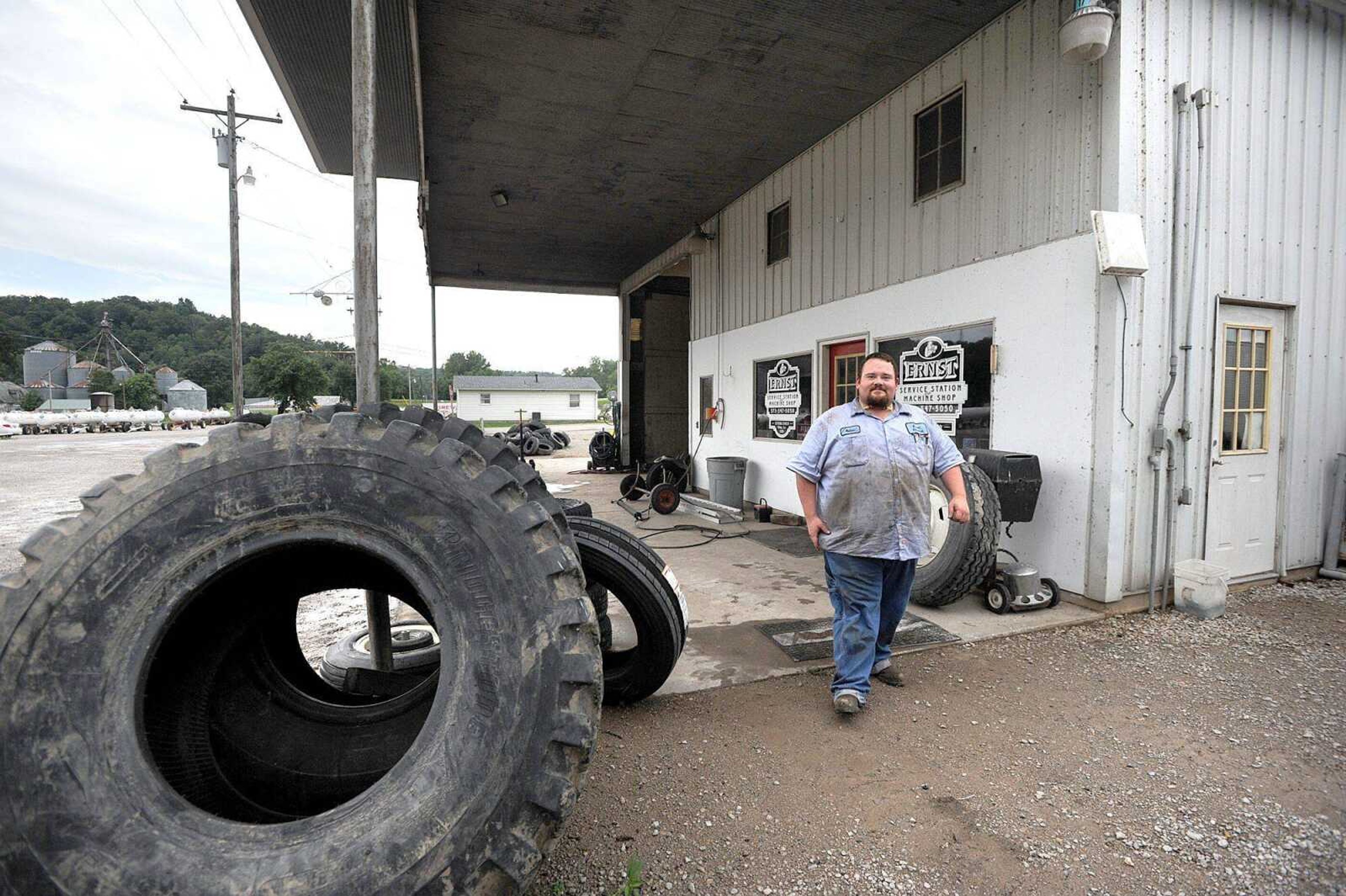 LAURA SIMON ~ lsimon@semissourian.comNathan Ernst, operator of Ernst Service Station and Machine Shop, was a junior in high school when the Bois Brule Bottoms were flooded by a levee break around 2 a.m. on July 25, 1993.