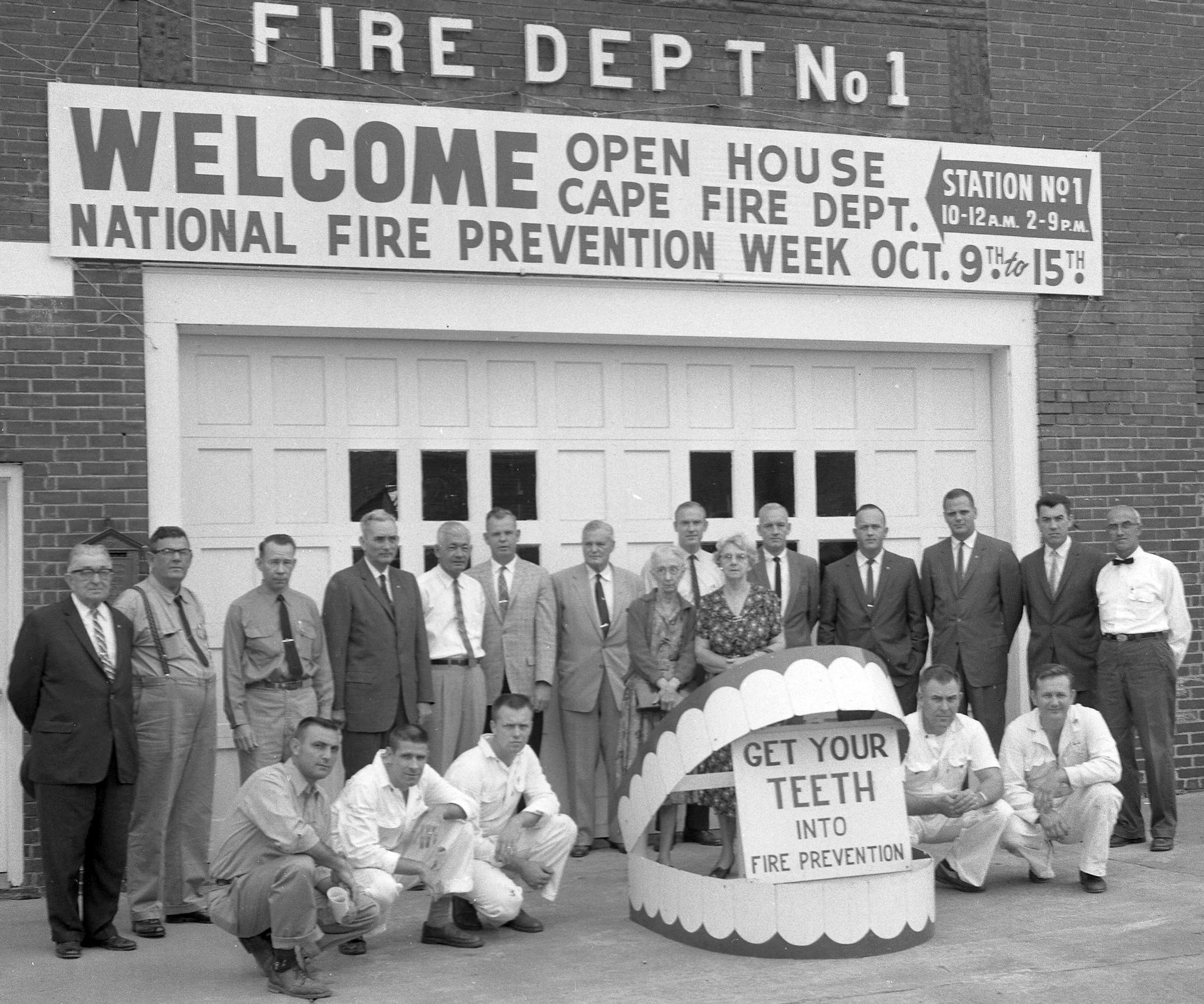 Fire Prevention Week was the main topic discussed by this group of city officials, firemen and members of the Cape Girardeau Association of Insurance Agents at a meeting in October 1960 at Fire Station No. 1. The insurance agents annually gathered at the fire station at the start of Fire Prevention Week. John Popp was elected president of the organization at the meeting.
