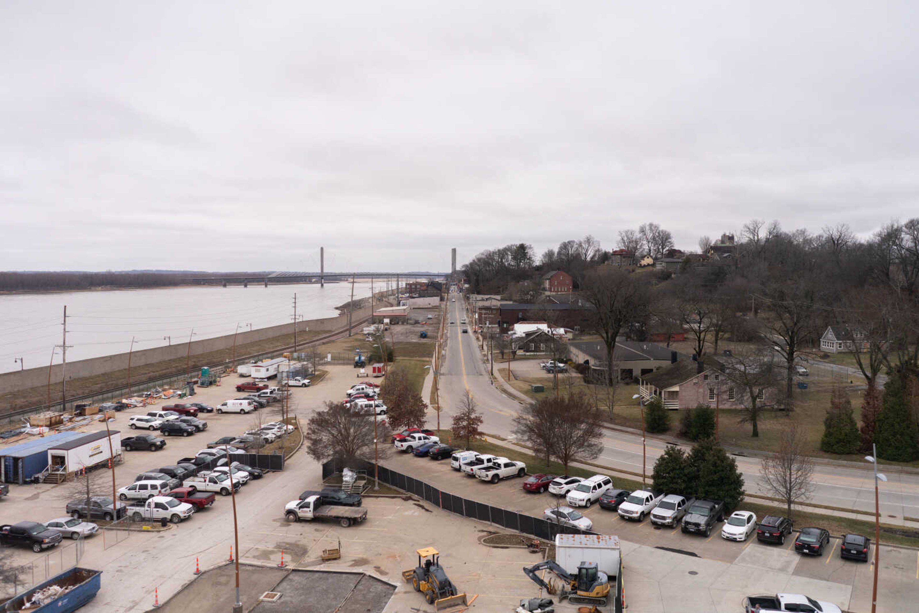 The view from The Riverview by Century Casino is pictured. All center rooms in the hotel will have floor to ceiling windows.