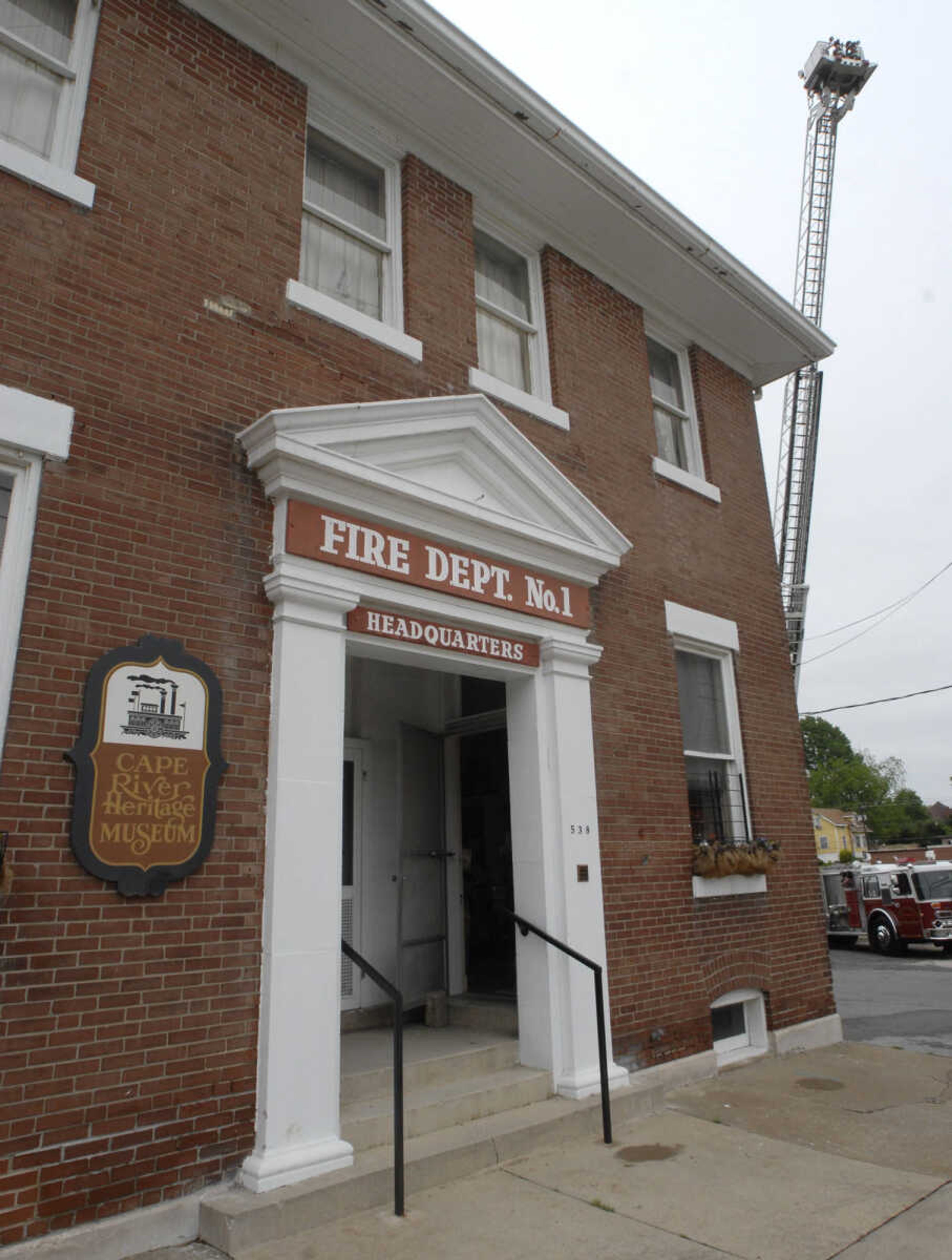 Cape Girardeau's first fire station is now the Cape River Heritage Museum.