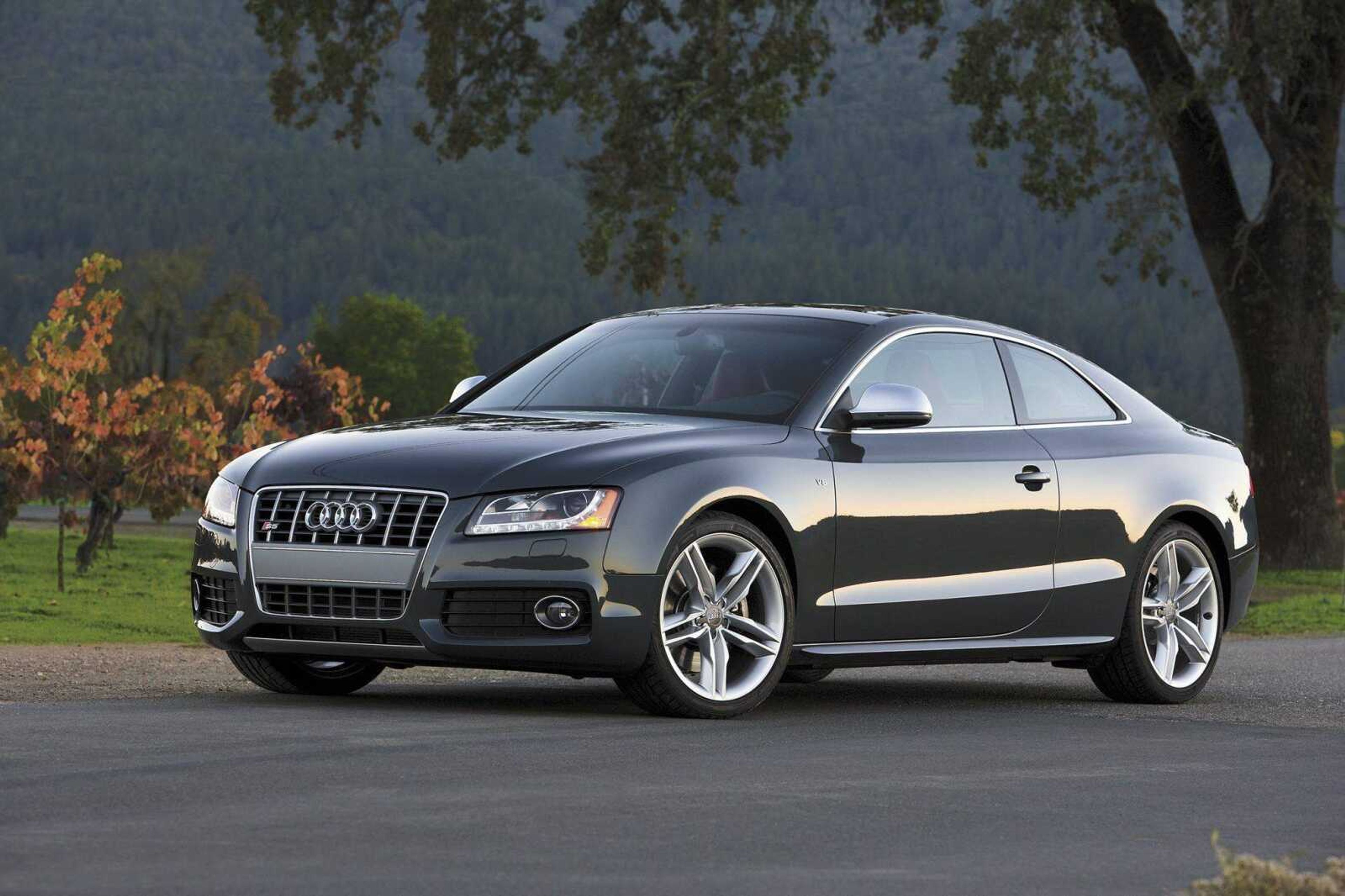 The 2008 Audi S5, with harmonious lines mixed with a sumptuous sportiness, looks gorgeous and sounds great. (Associated Press)