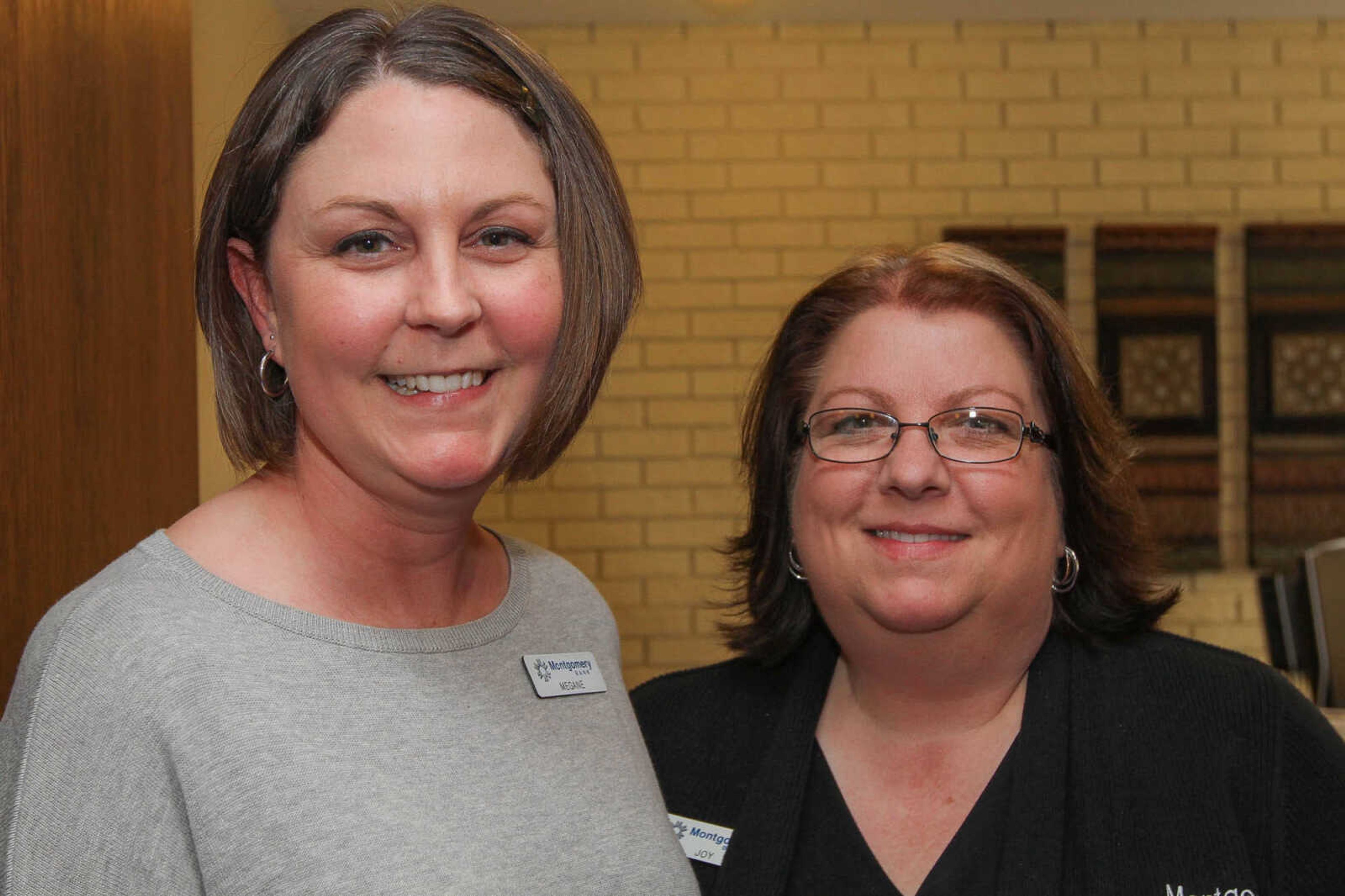 GLENN LANDBERG ~ glandberg@semissourian.com

Megane Niswonger, left, and Joy Smith, Montgomery Bank.