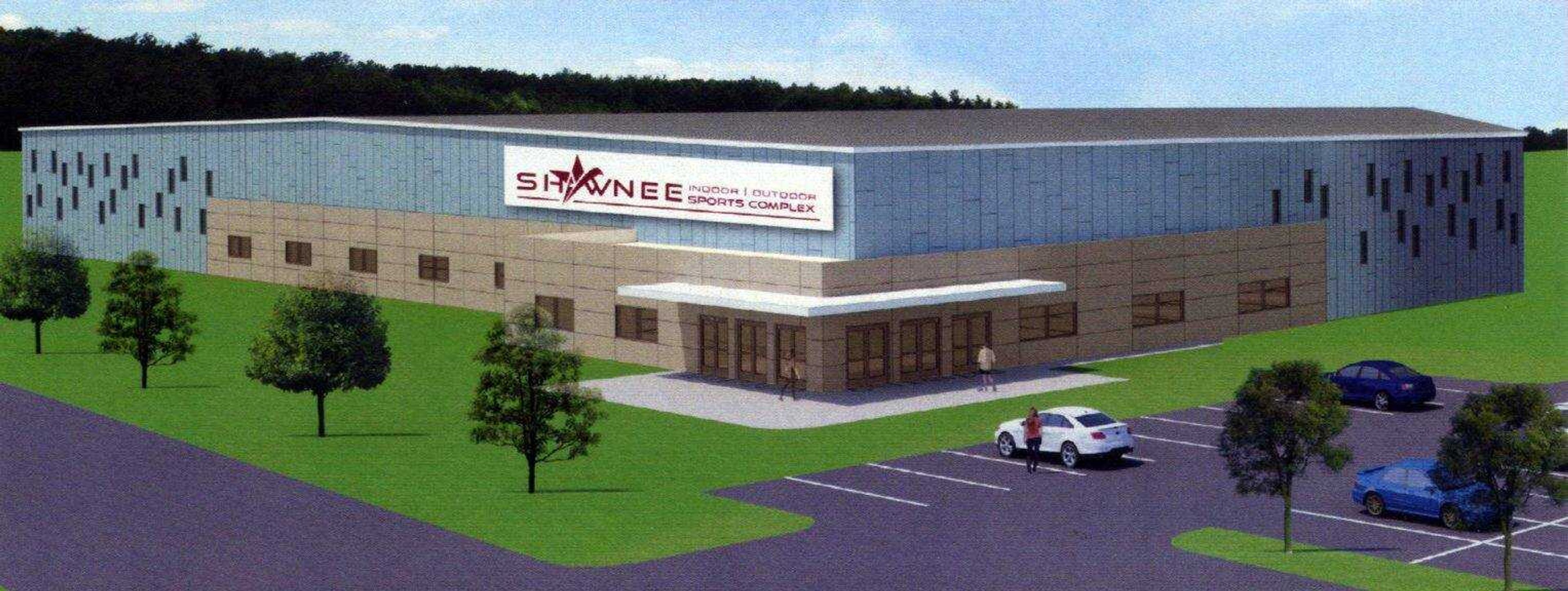 An artist's rendering of the West Cape Development Corp.'s proposal for the sports complex. (Courtesy)